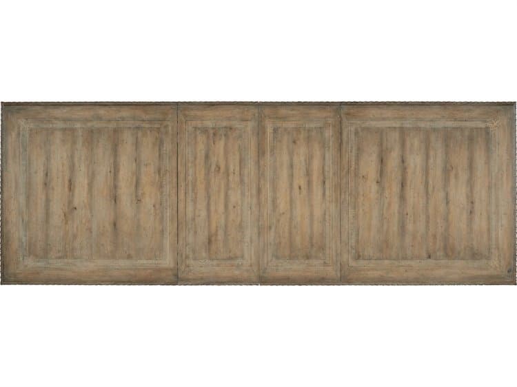 Hooker Furniture Castella Extendable Rectangular Wood Antique Slate Dining Table