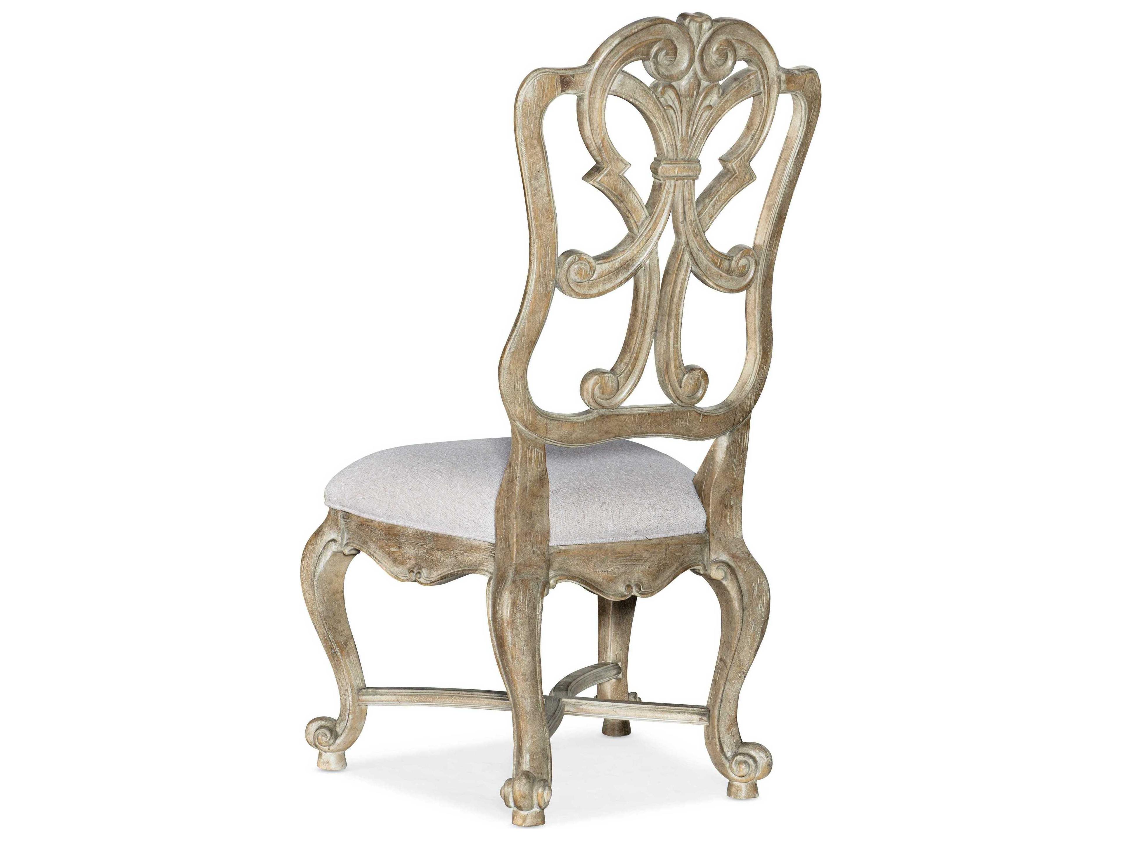 Hooker Furniture Castella Beige Upholstered Side Dining Chair
