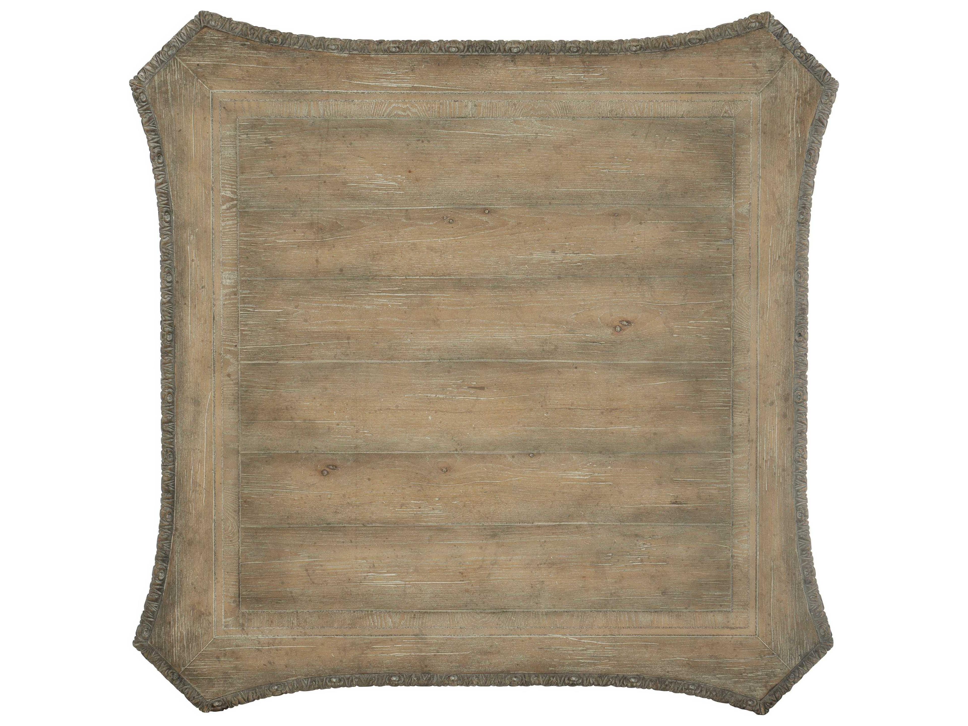 Hooker Furniture Castella Square Wood Antique Slate Cocktail Table