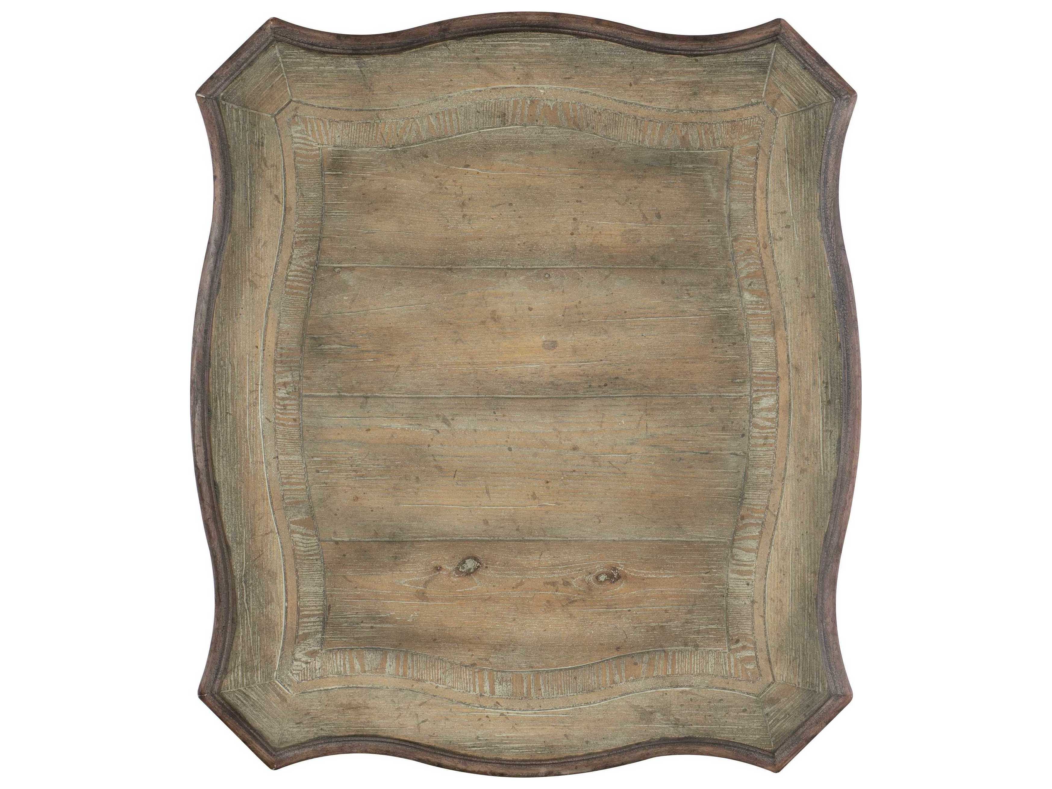 Hooker Furniture Castella Rectangular Wood Antique Slate End Table