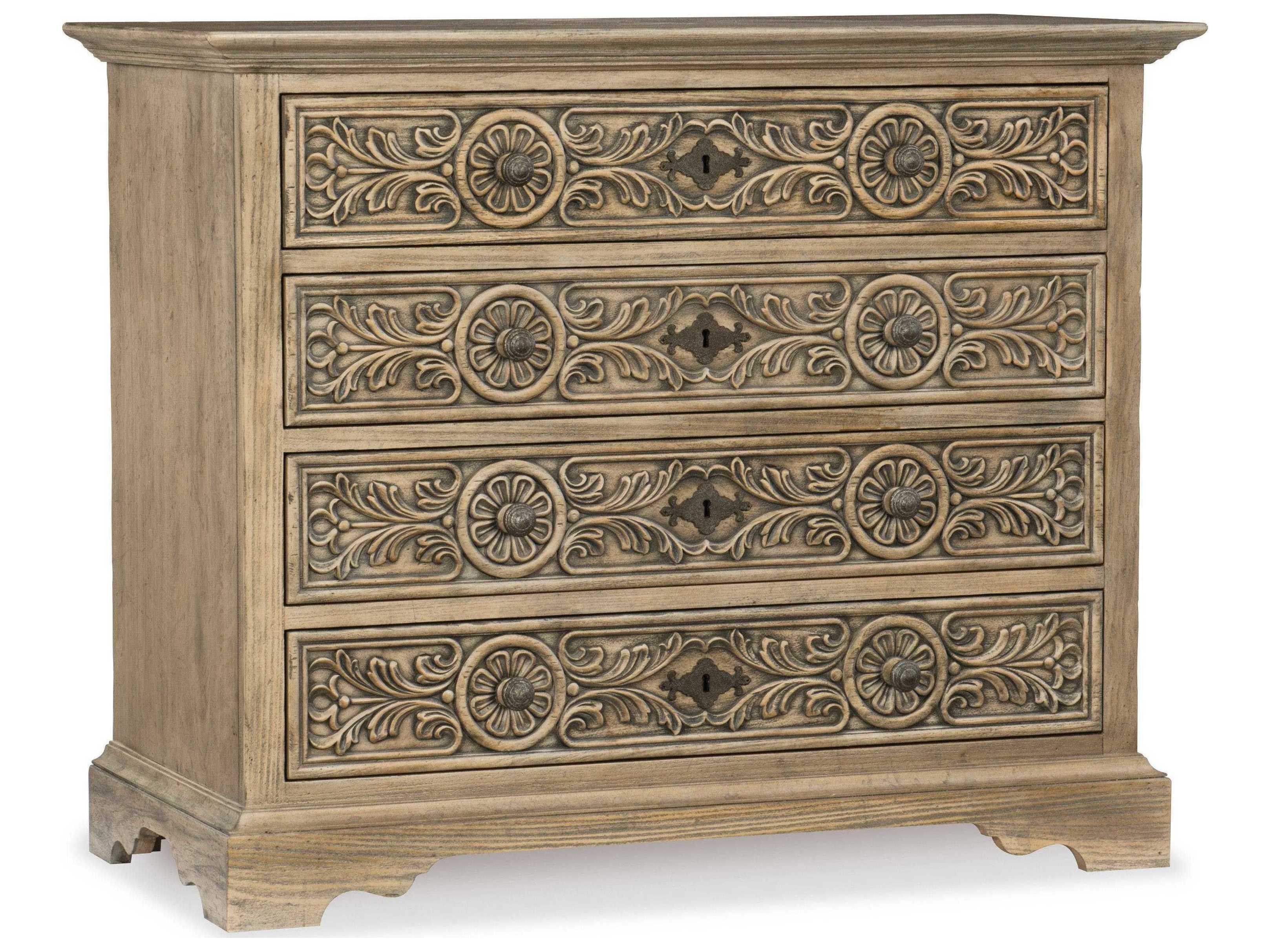 Hooker Furniture Hill Country Brown Cedar Wood Chest Nightstand