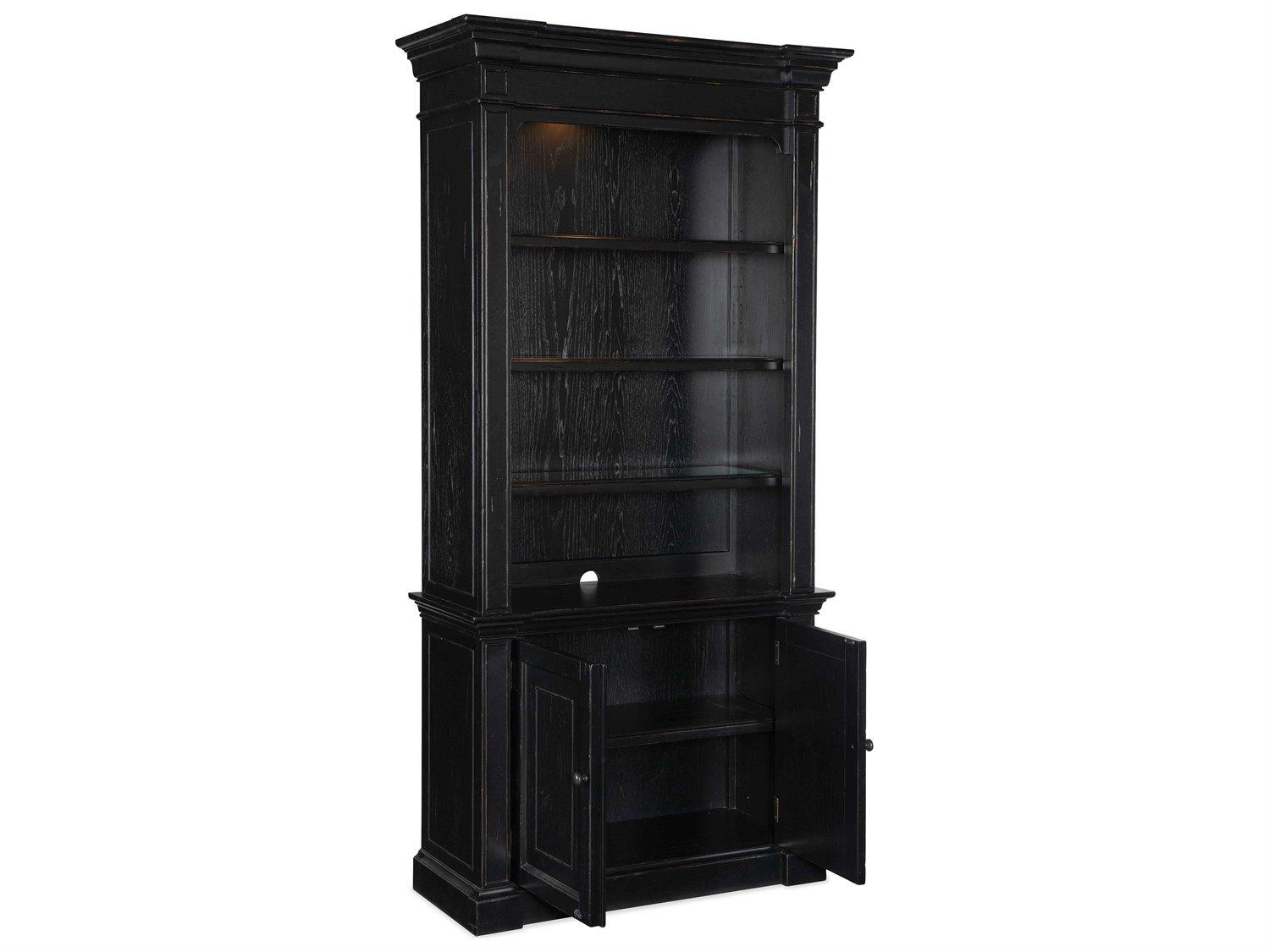 Hooker Furniture Work Your Way Black Bookcase