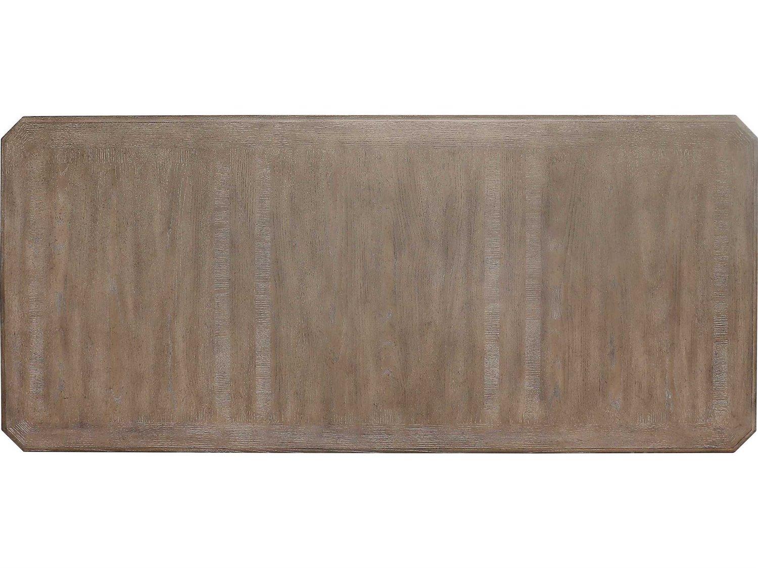 Hooker Furniture Work Your Way Sutter Junior Claro Champagne Brown Oak Wood Executive Desk