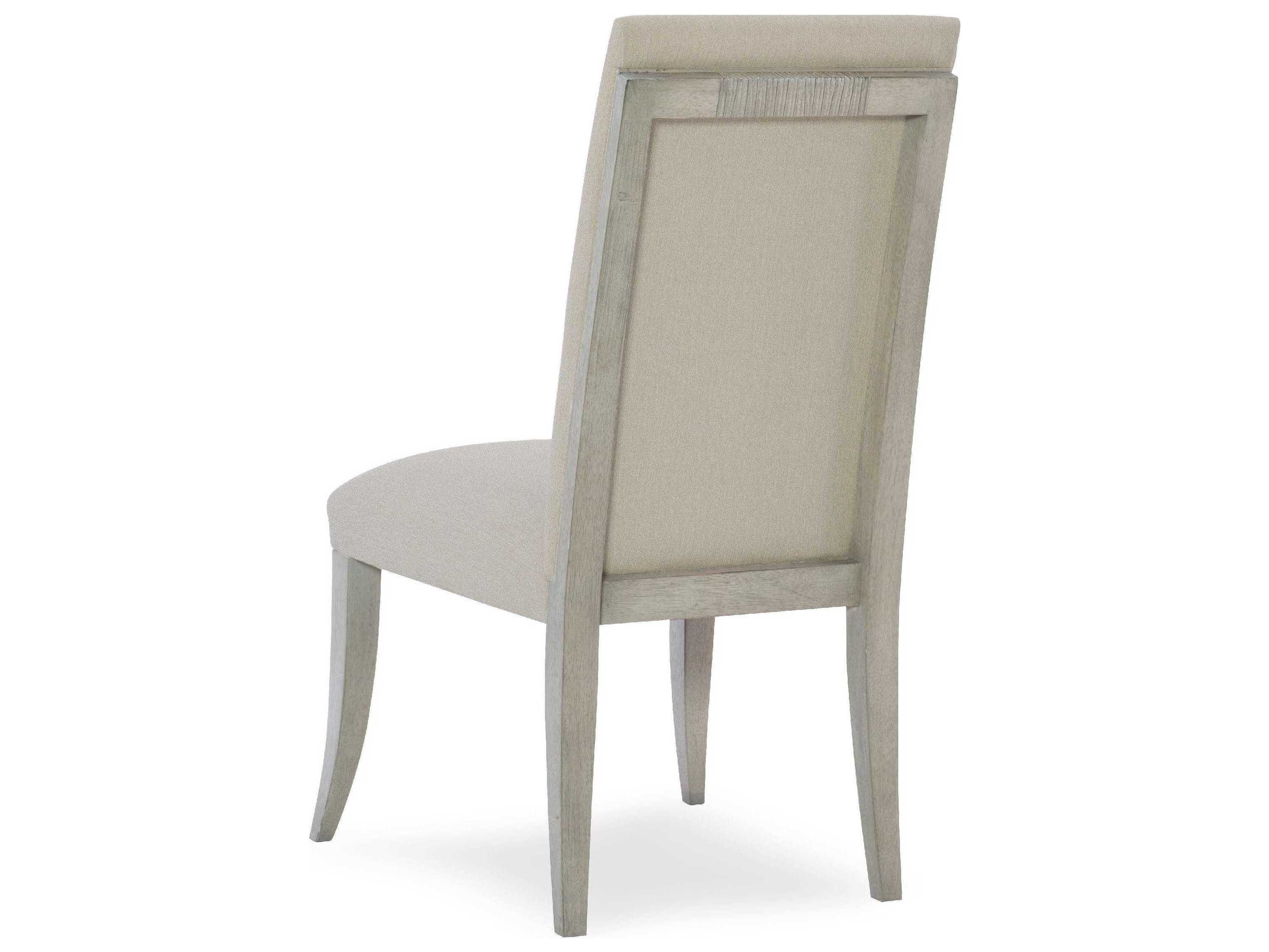 Hooker Furniture Elixir Rubberwood Gray Upholstered Side Dining Chair