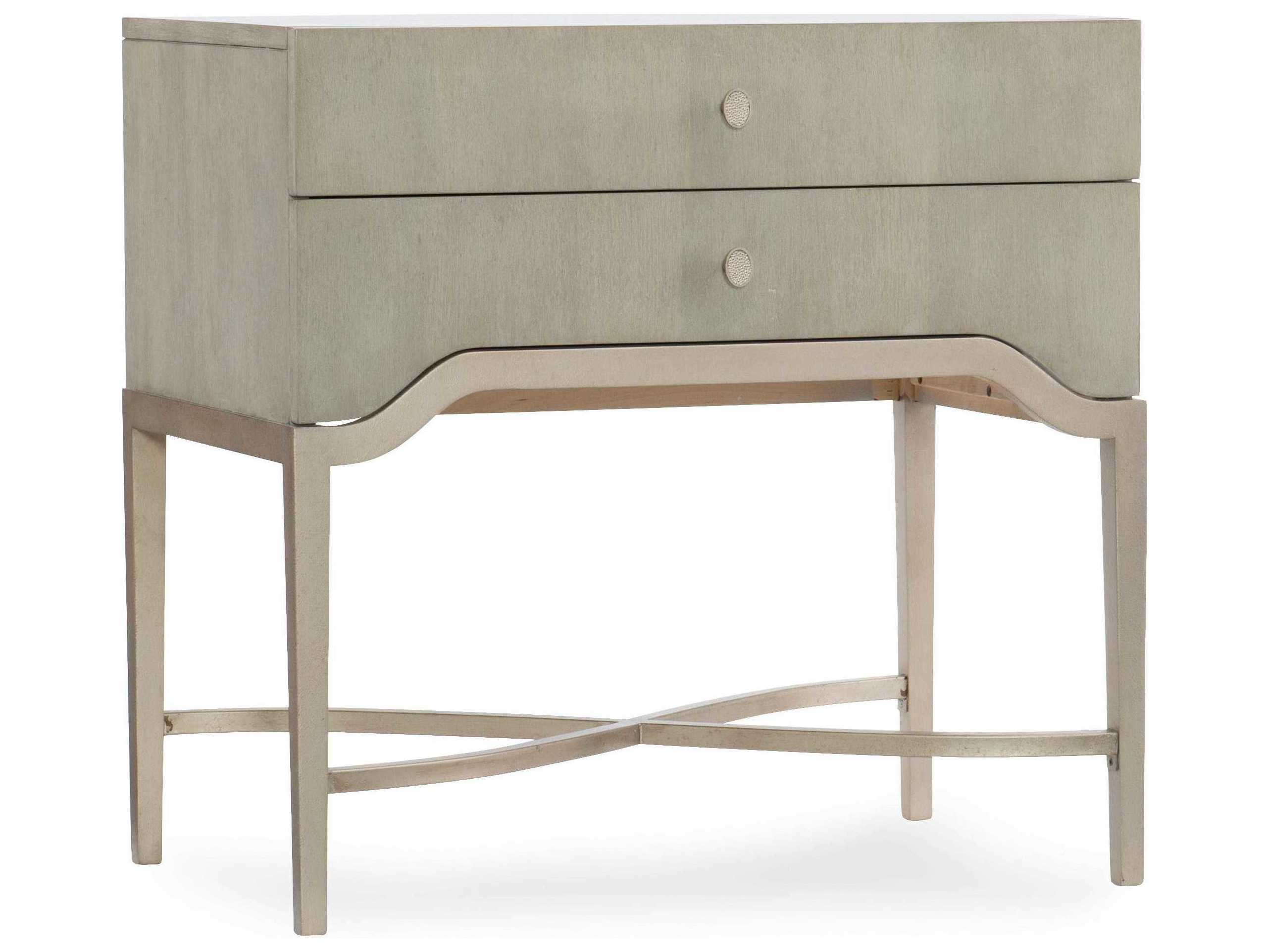 Hooker Furniture Elixir 2-Drawers Rubberwood Nightstand