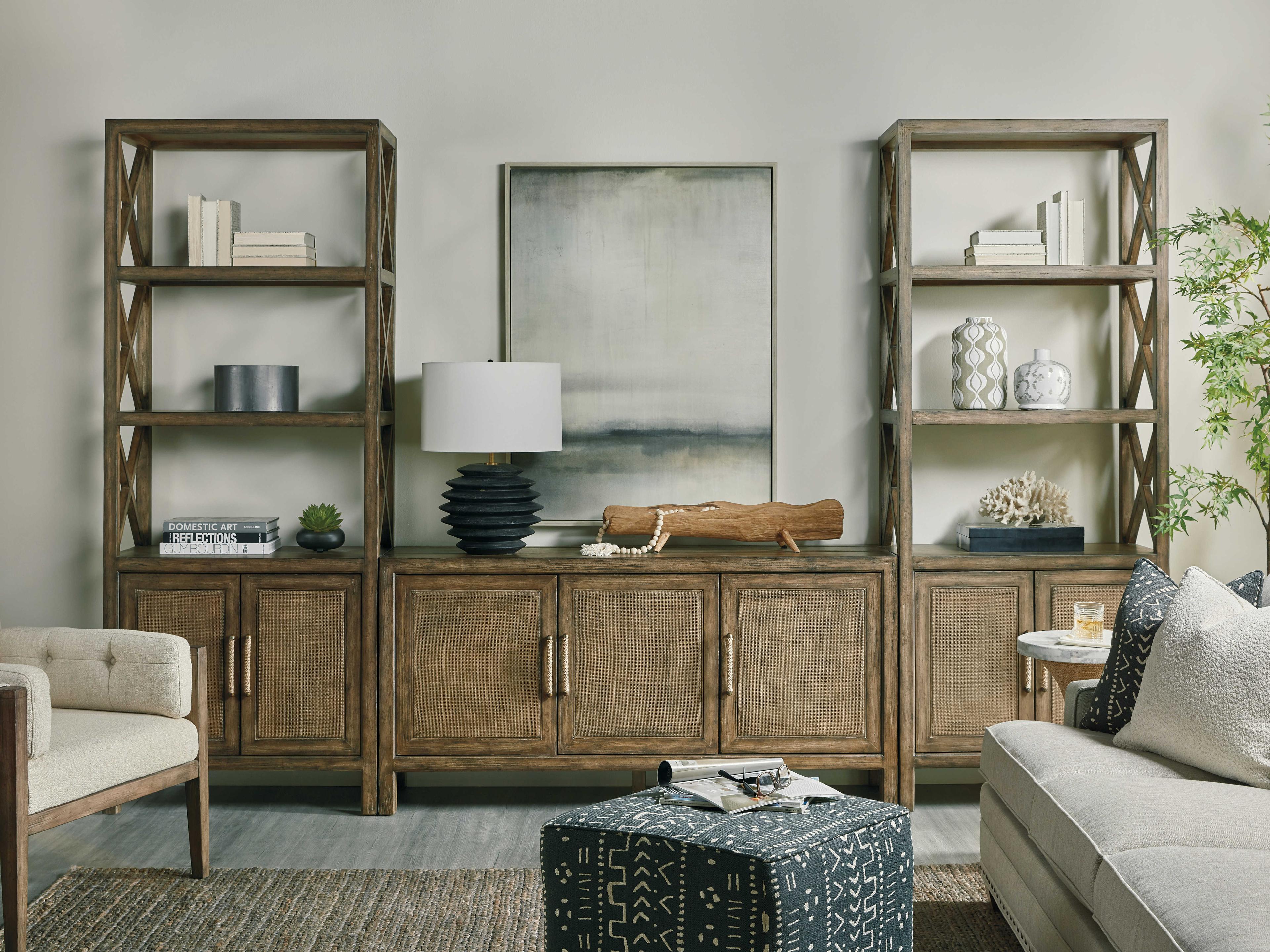 Hooker Furniture Sundance Cliffside Entertainment Piers