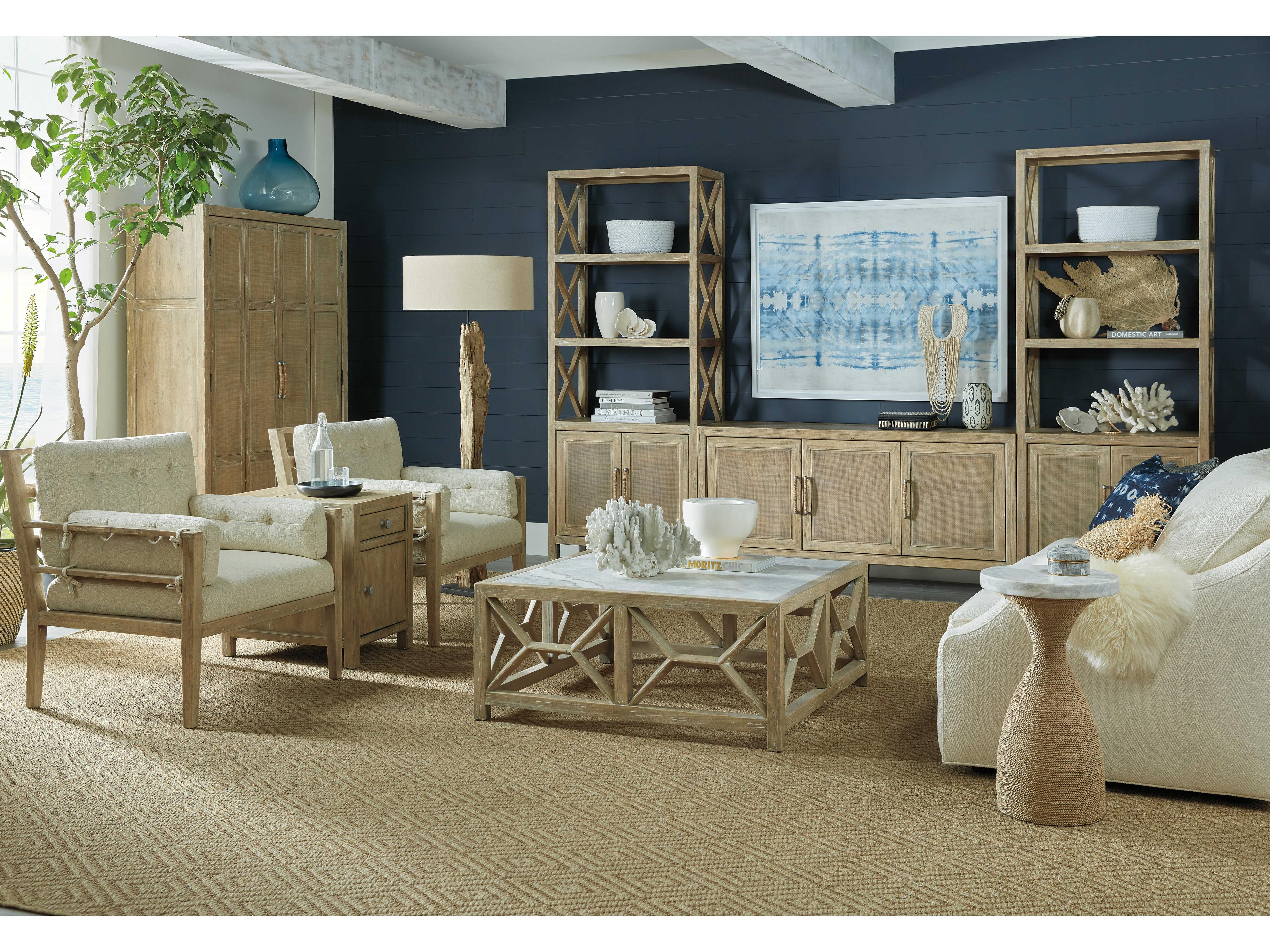 Hooker Furniture Surfrider 64" Solid Wood Driftwood Media Console