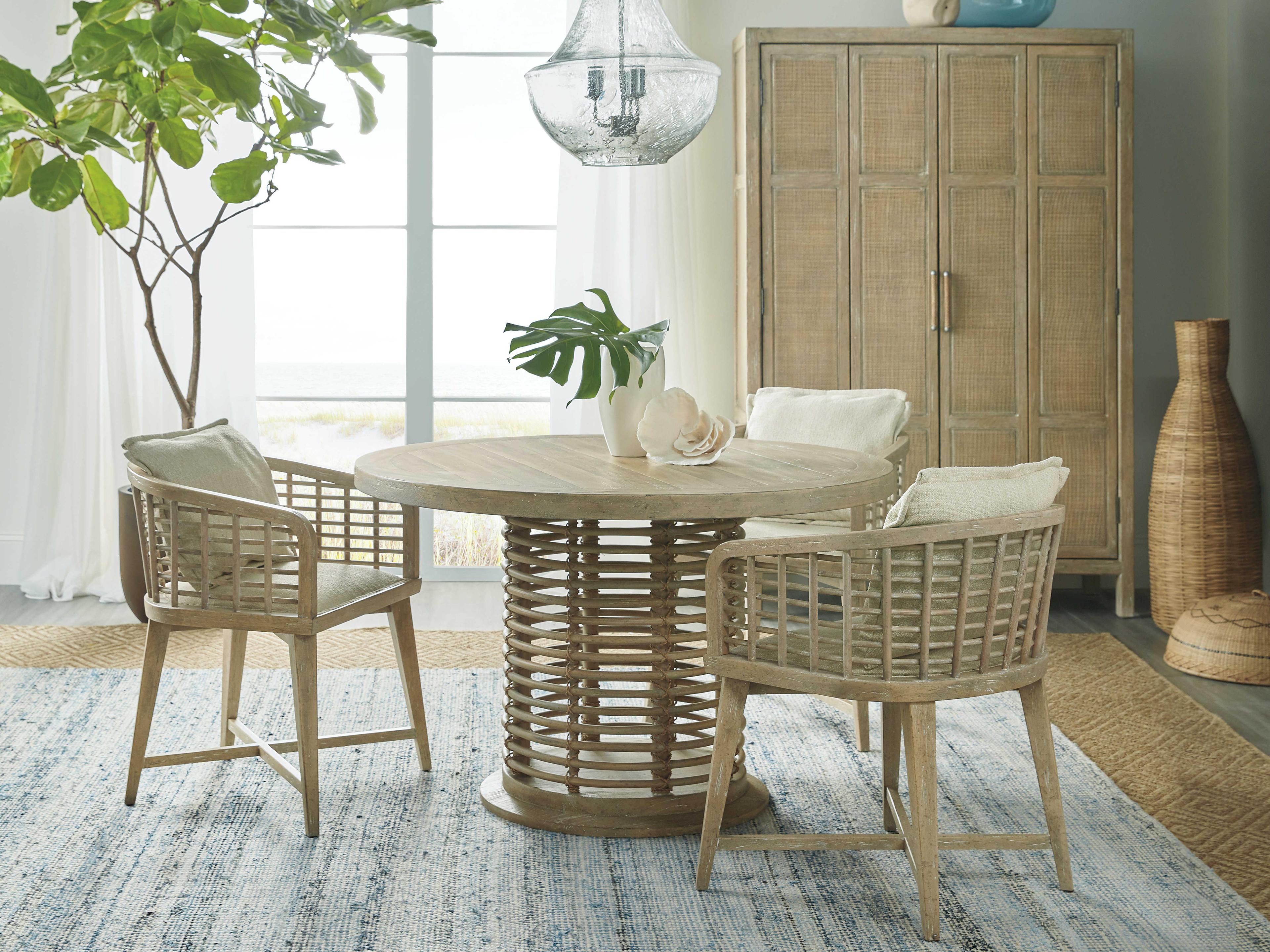 Hooker Furniture Surfrider Round Driftwood Dining Table