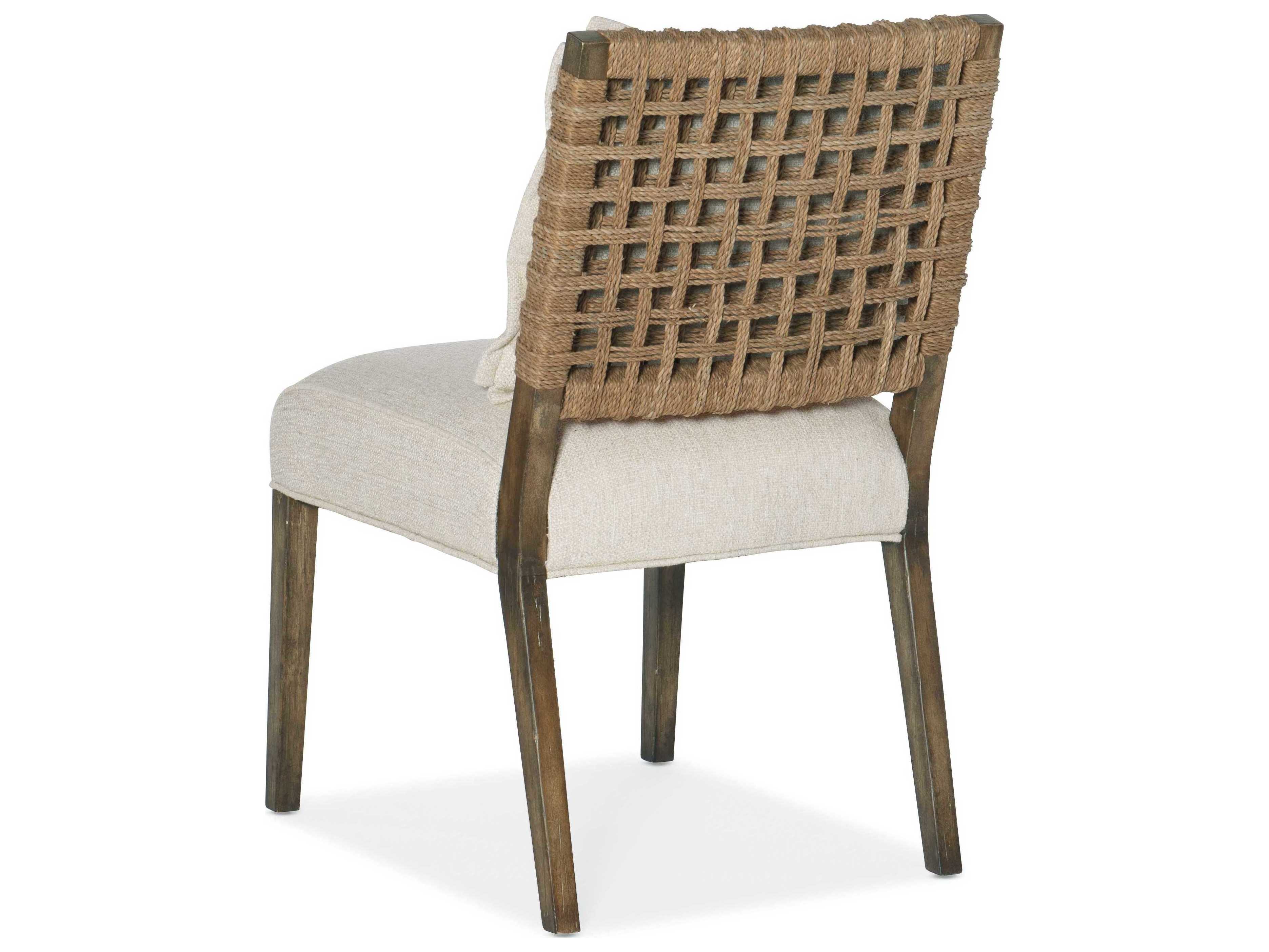 Hooker Furniture Sundance Solid Wood Beige Upholstered Side Dining Chair