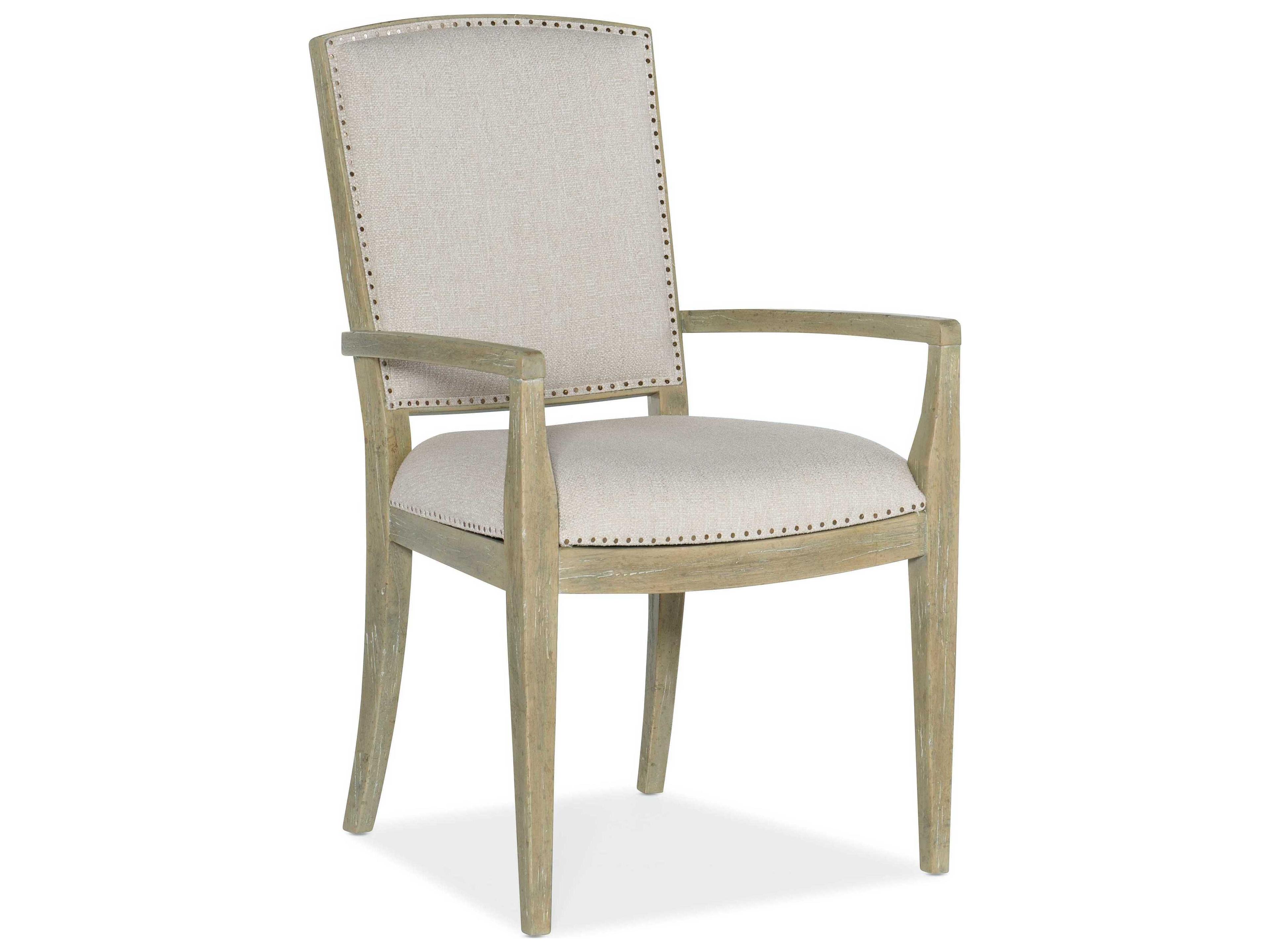Hooker Furniture Surfrider Beige Upholstered Arm Dining Chair