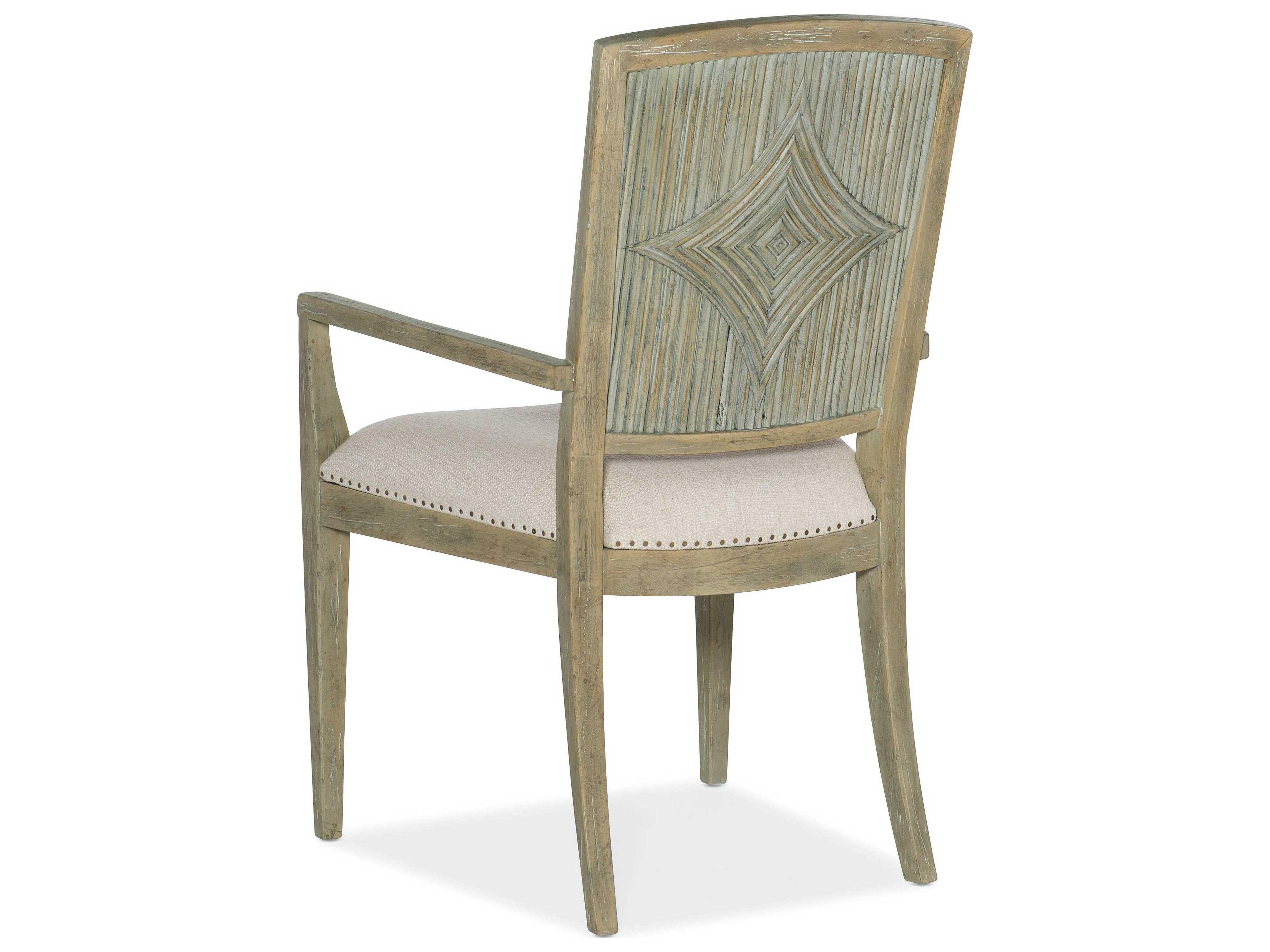 Hooker Furniture Surfrider Beige Upholstered Arm Dining Chair
