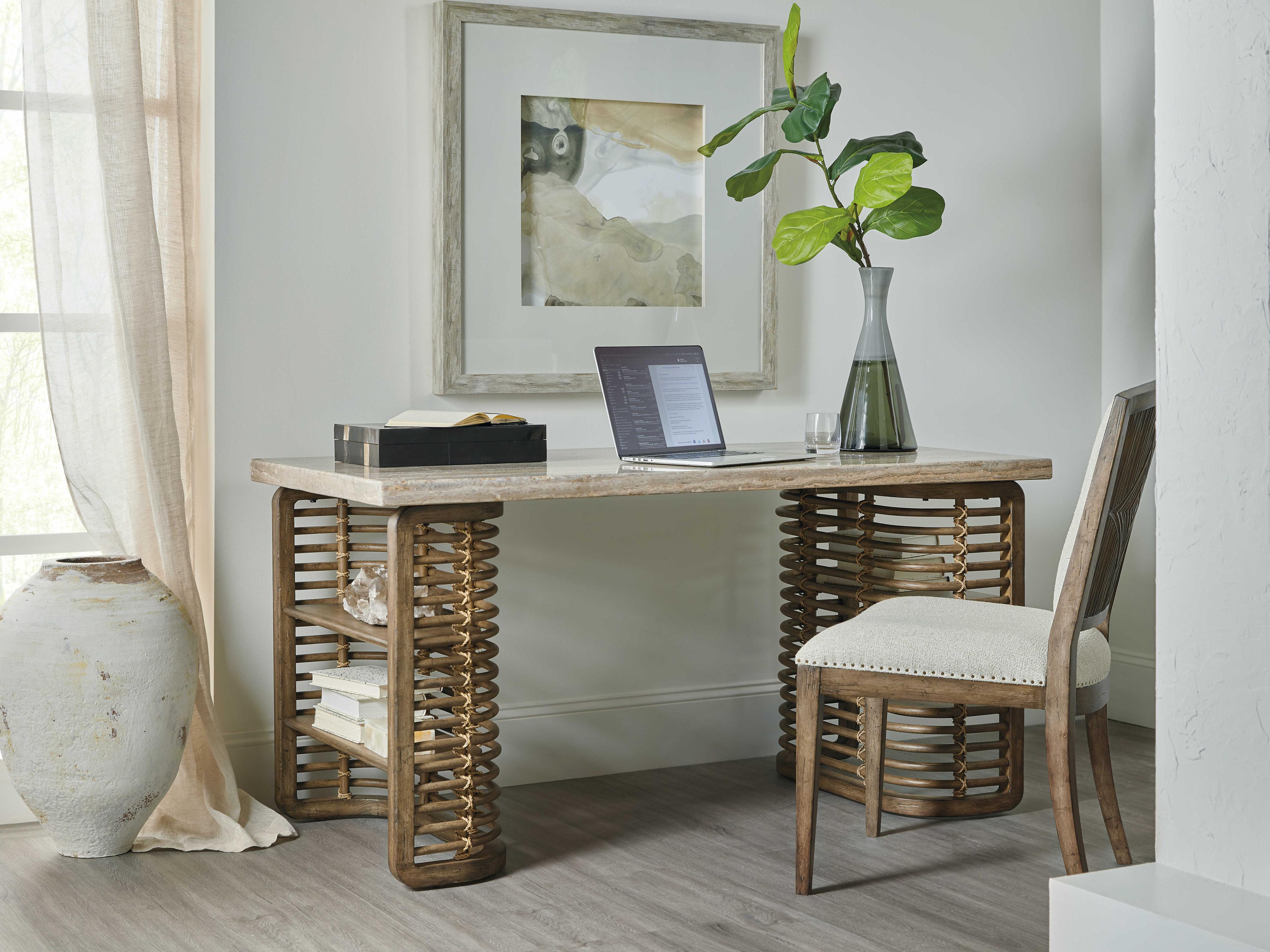 Hooker Furniture Sundance Beige Upholstered Side Dining Chair