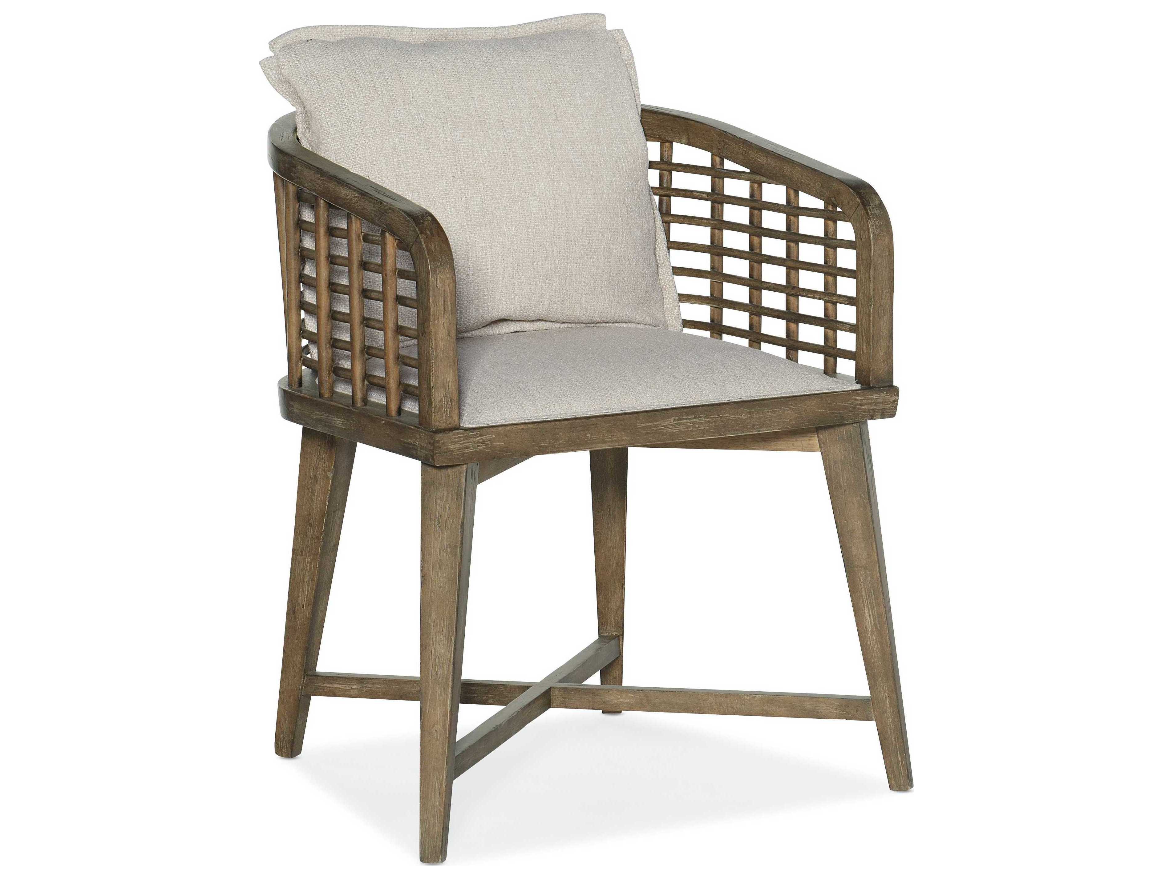 Hooker Furniture Sundance Beige Upholstered Arm Dining Chair