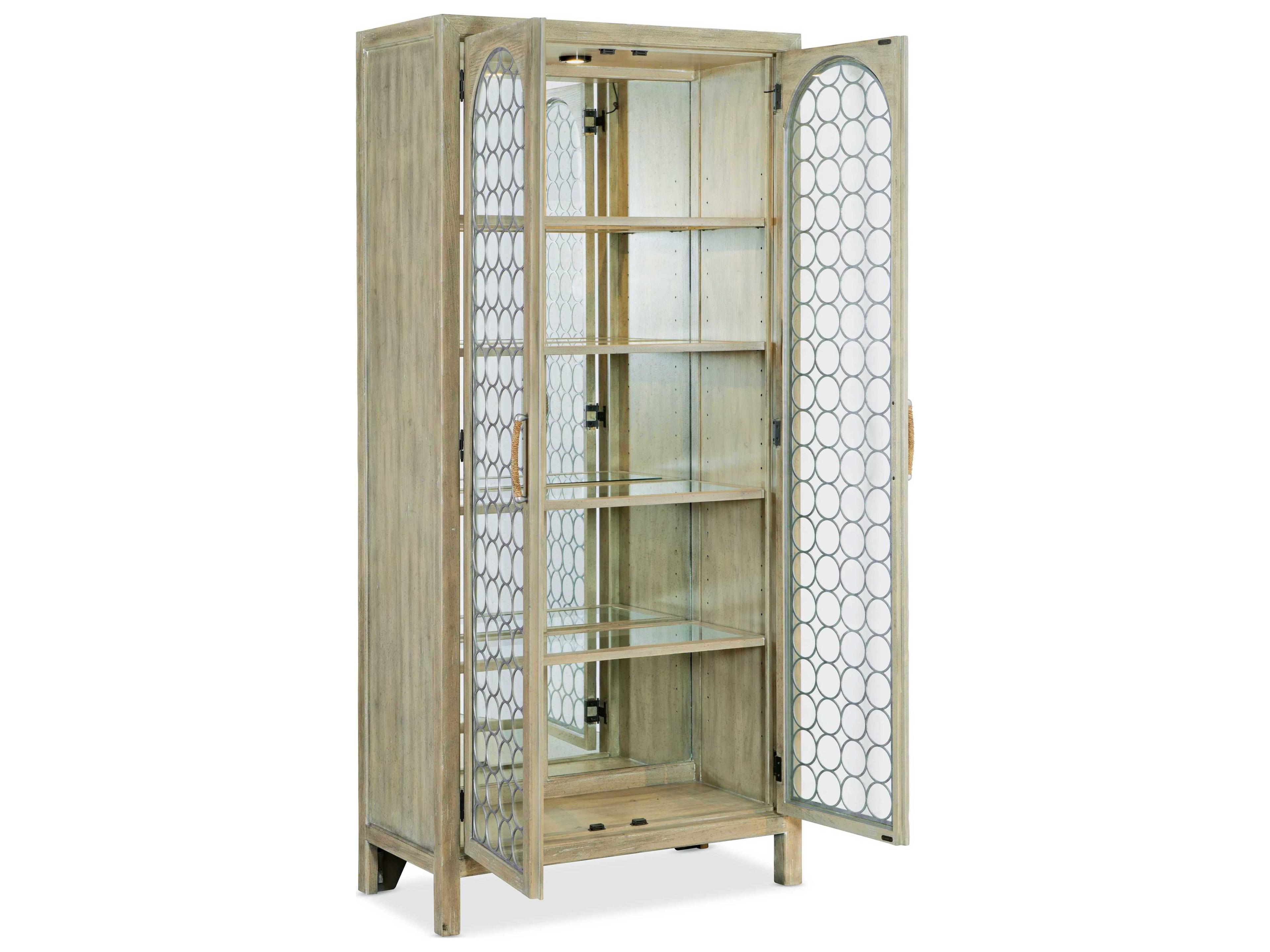 Hooker Furniture Surfrider Driftwood Display Cabinet