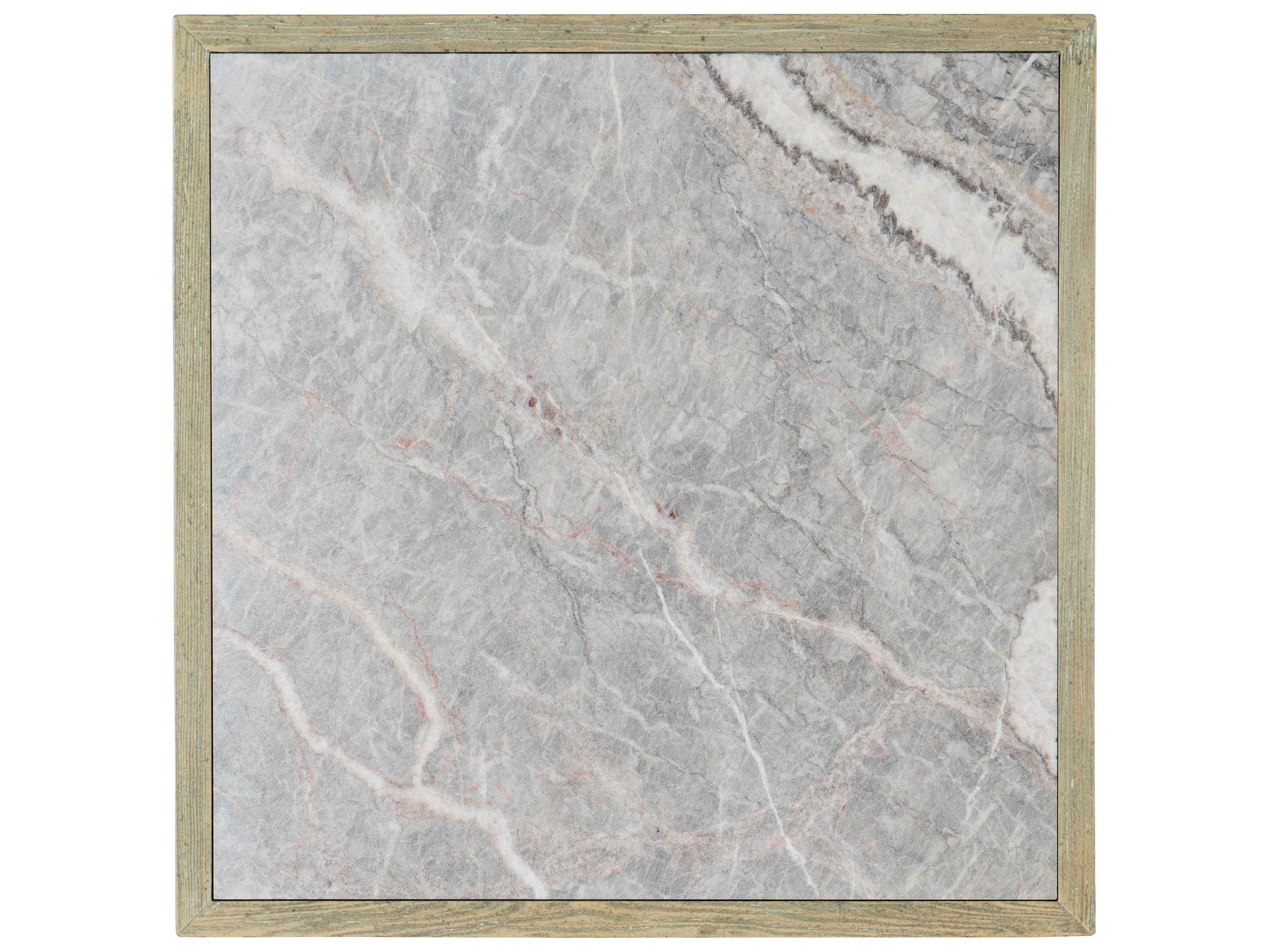 Hooker Furniture Surfrider Square Stone Driftwood Cocktail Table