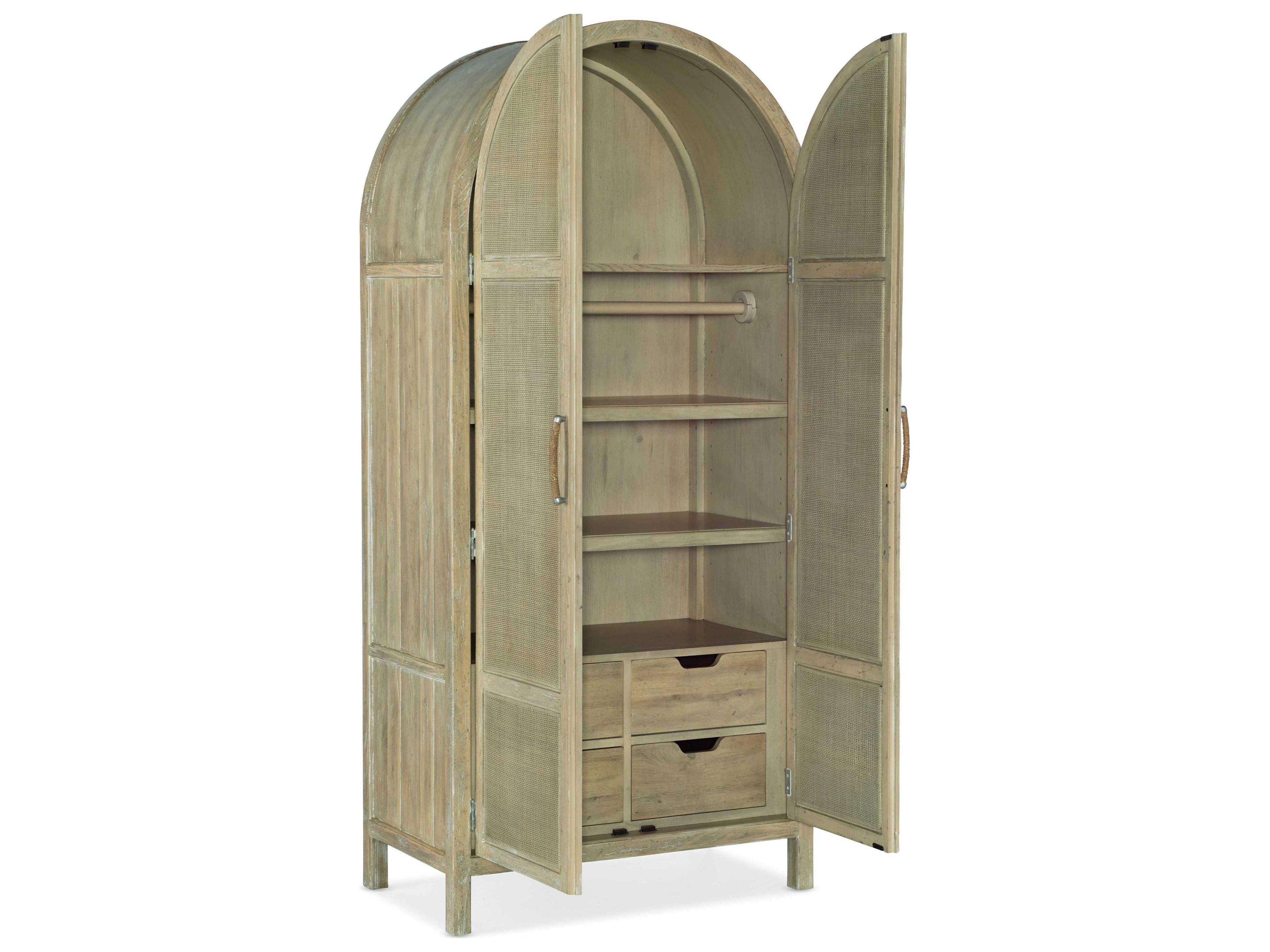 Hooker Furniture Surfrider Driftwood Beige Wardrobe Armoire