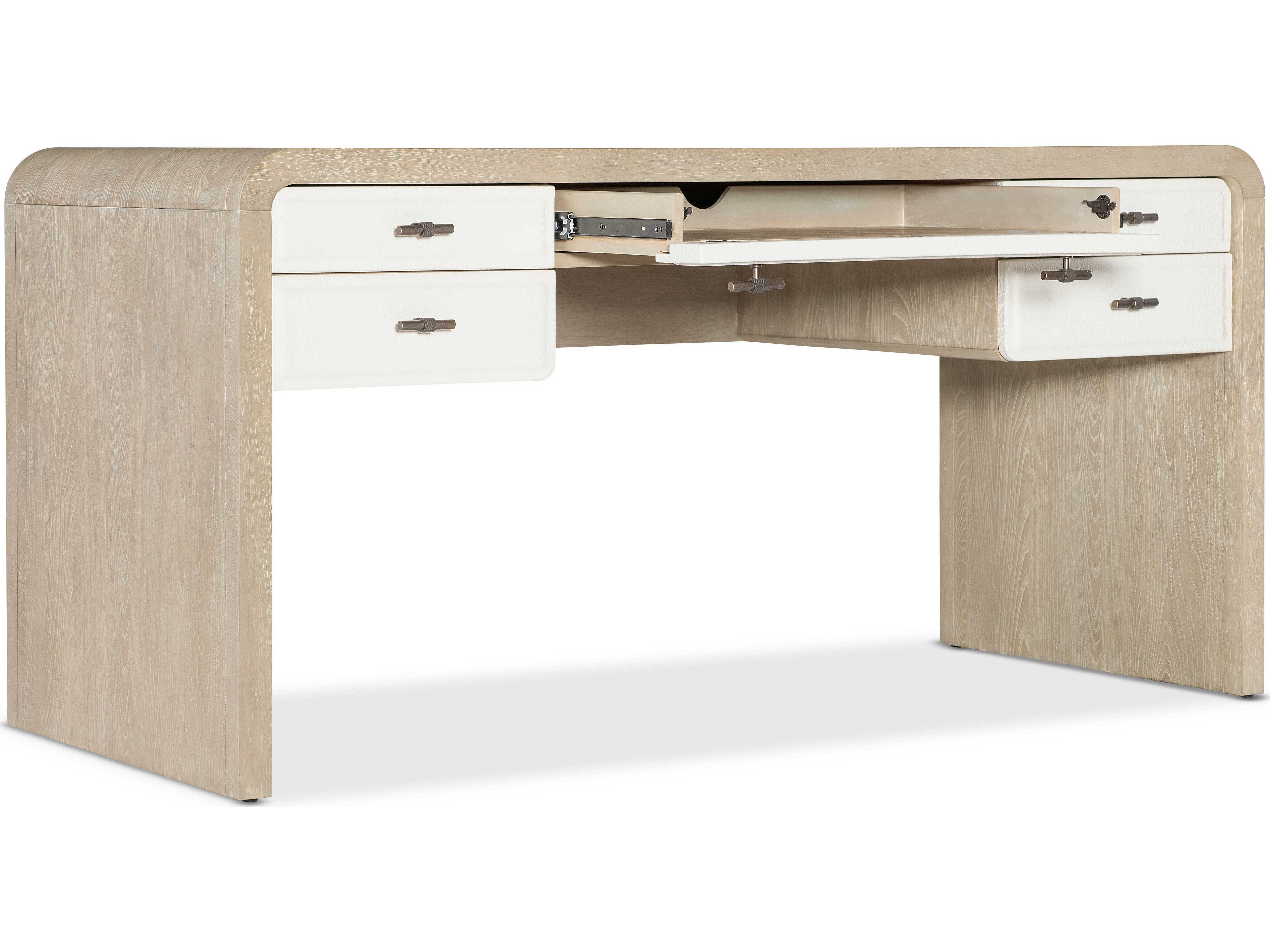 Hooker Furniture Brixton Oak Elm Wood Secretary Desk