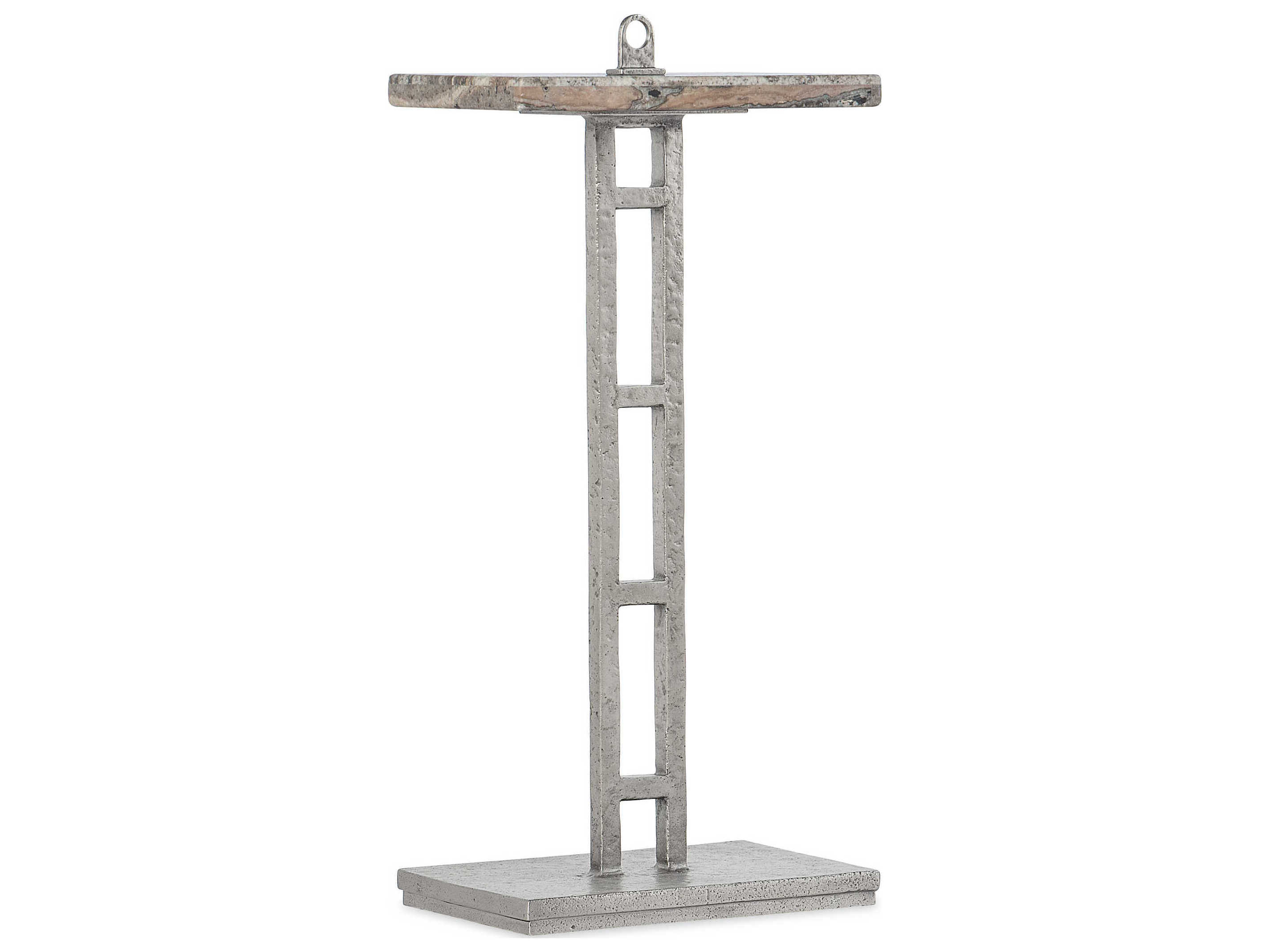 Hooker Furniture Chapman Rectangular Stone Silver End Table