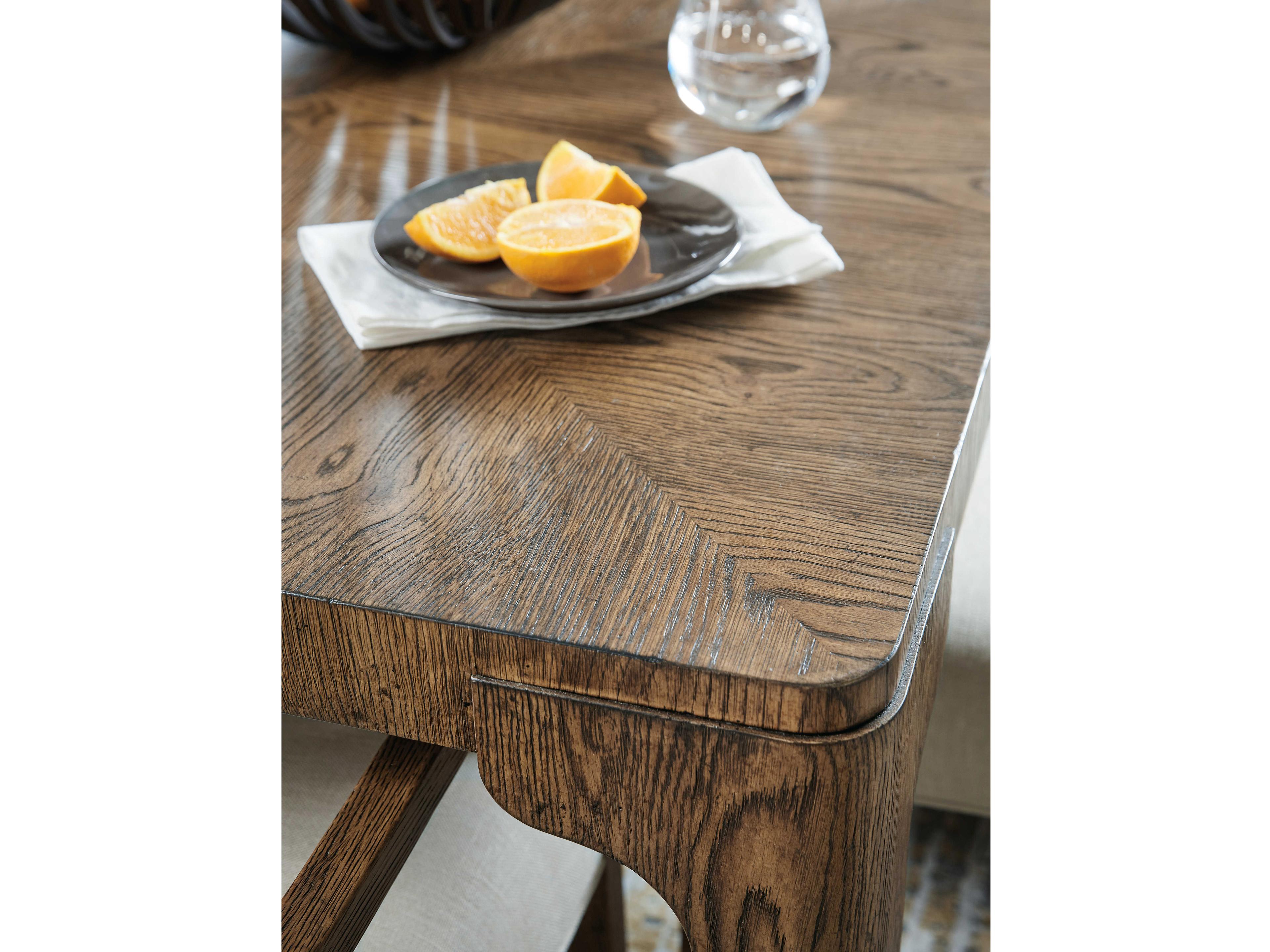 Hooker Furniture Chapman Extendable Rectangular Wood Sorrel Dining Table