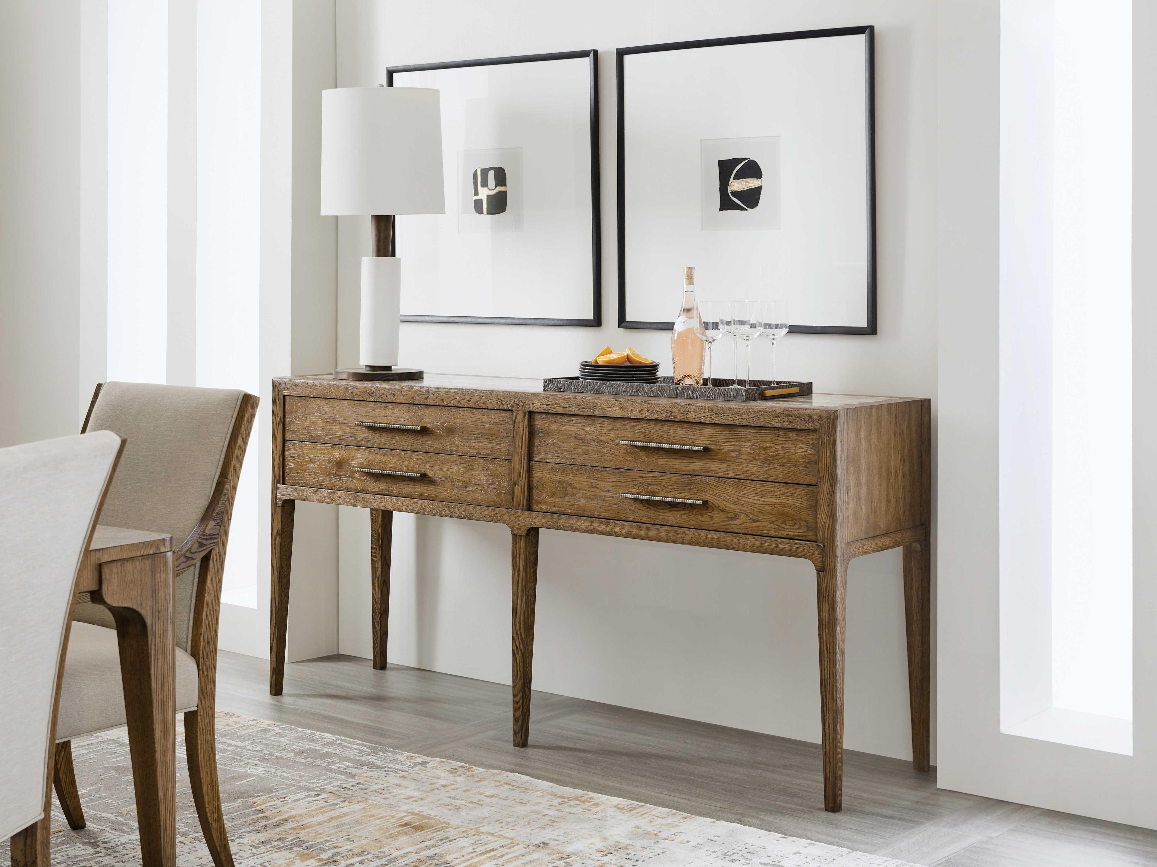 Hooker Furniture Chapman 72" Oak Wood Sorrel Sideboard