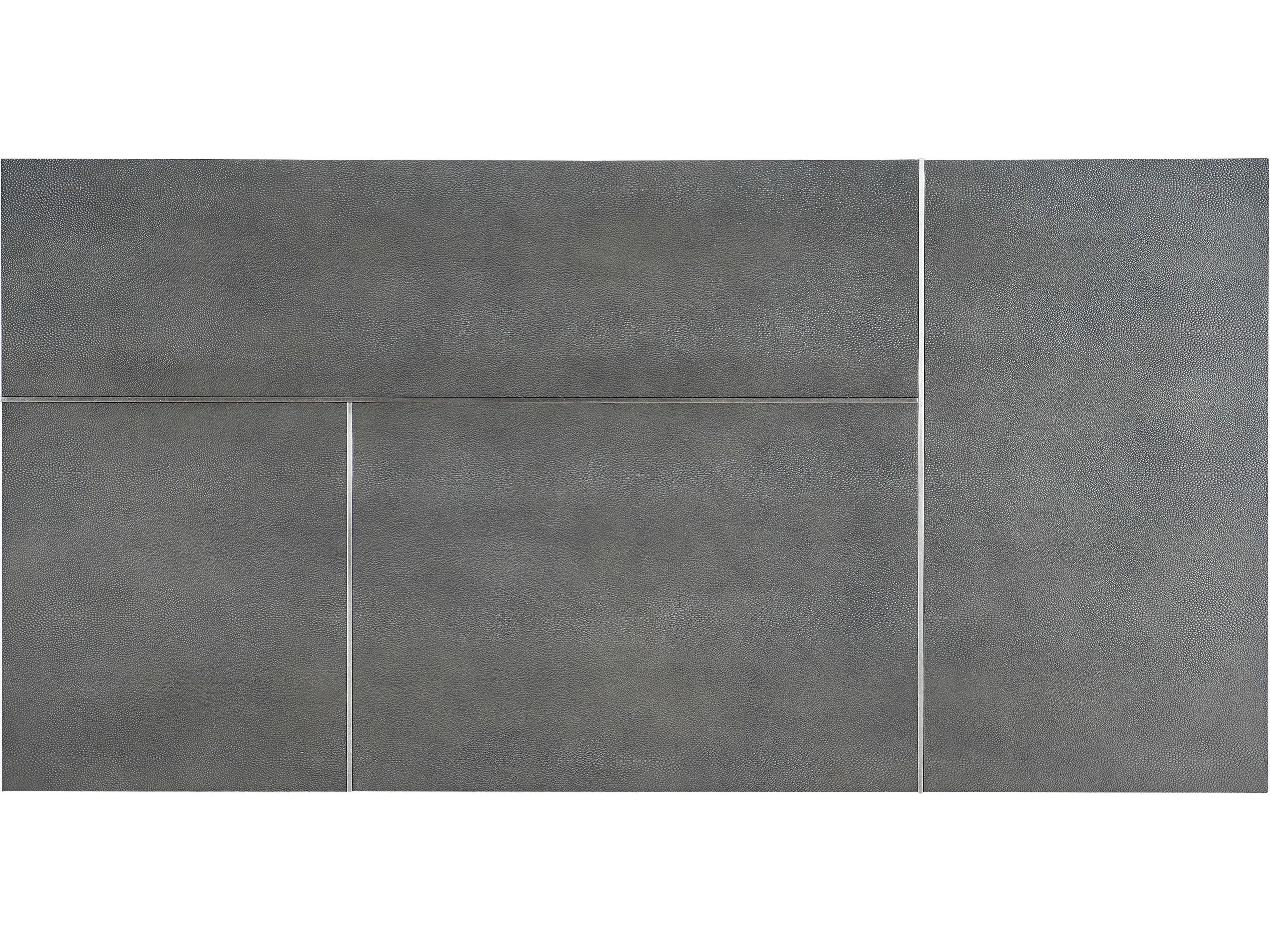 Hooker Furniture Chapman Mixed Media Rectangular Stone Gray Pewter Cocktail Table