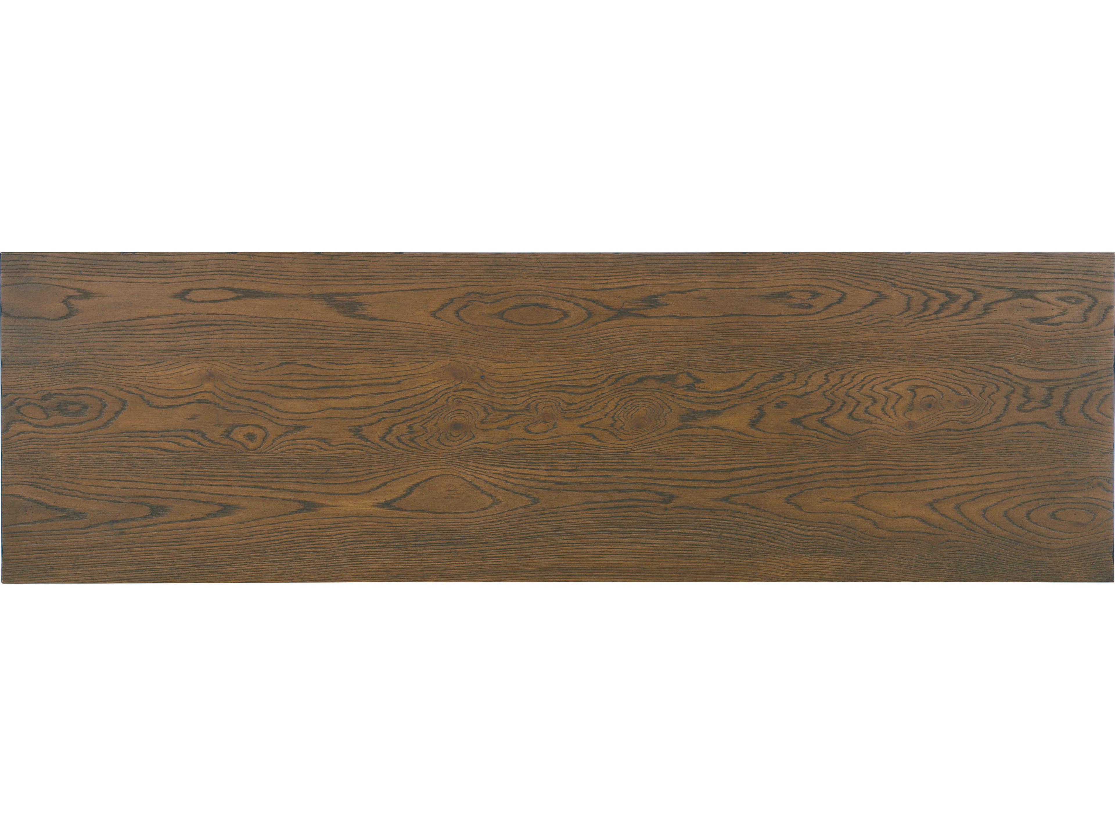 Hooker Furniture Chapman 8-Drawers Brown Oak Wood Double Dresser