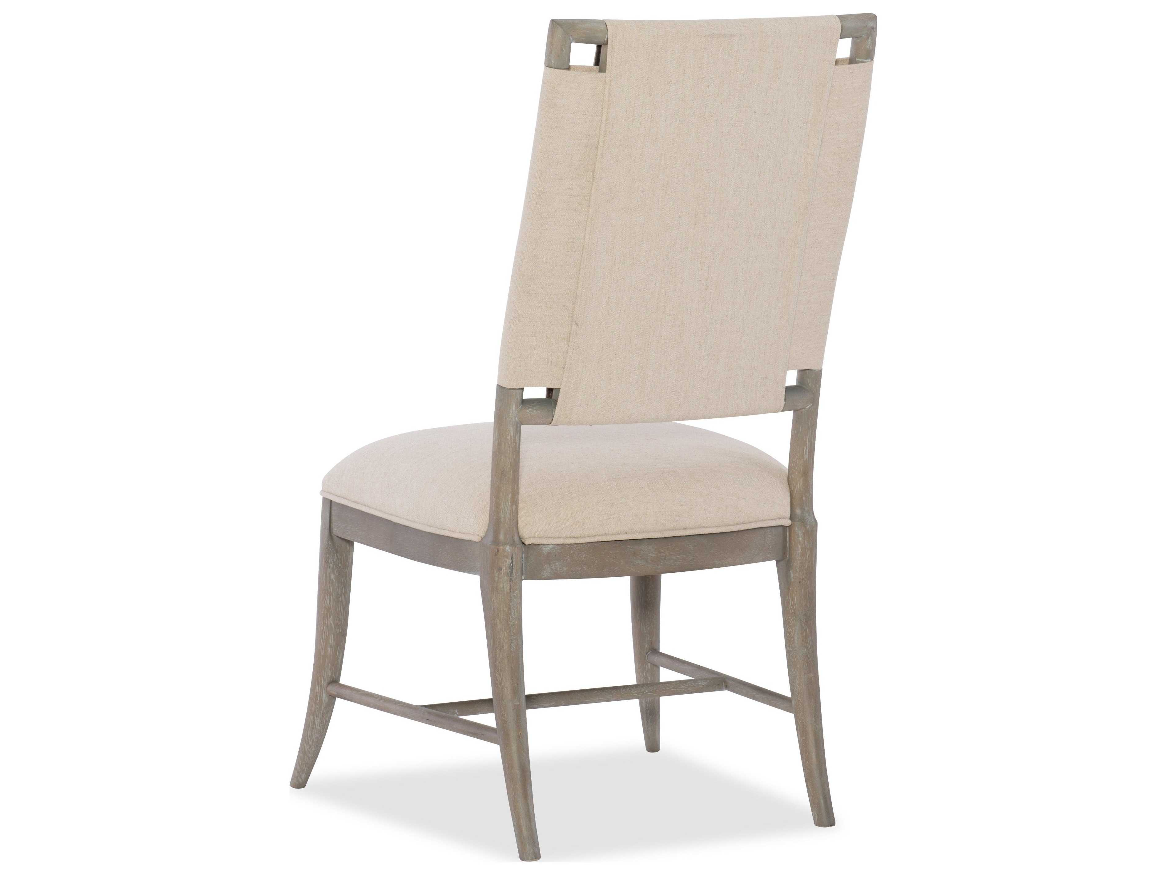 Hooker Furniture Affinity Rubberwood Beige Upholstered Side Dining Chair