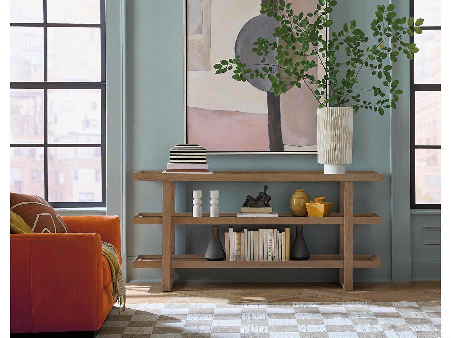 Hooker Furniture Sonnet Rectangular Glass Console Table