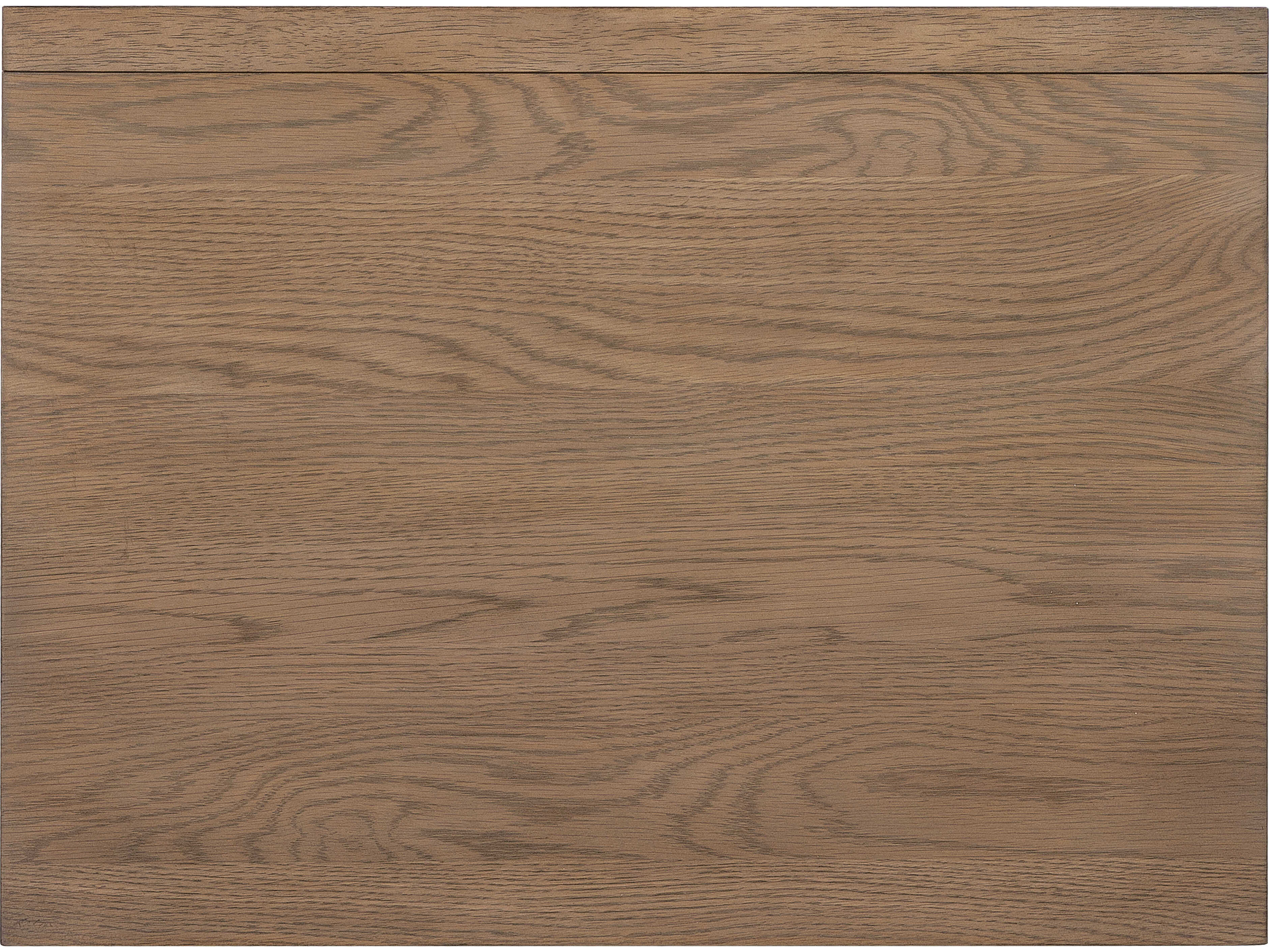 Hooker Furniture Sonnet 2-Drawers Brown Oak Wood Nightstand