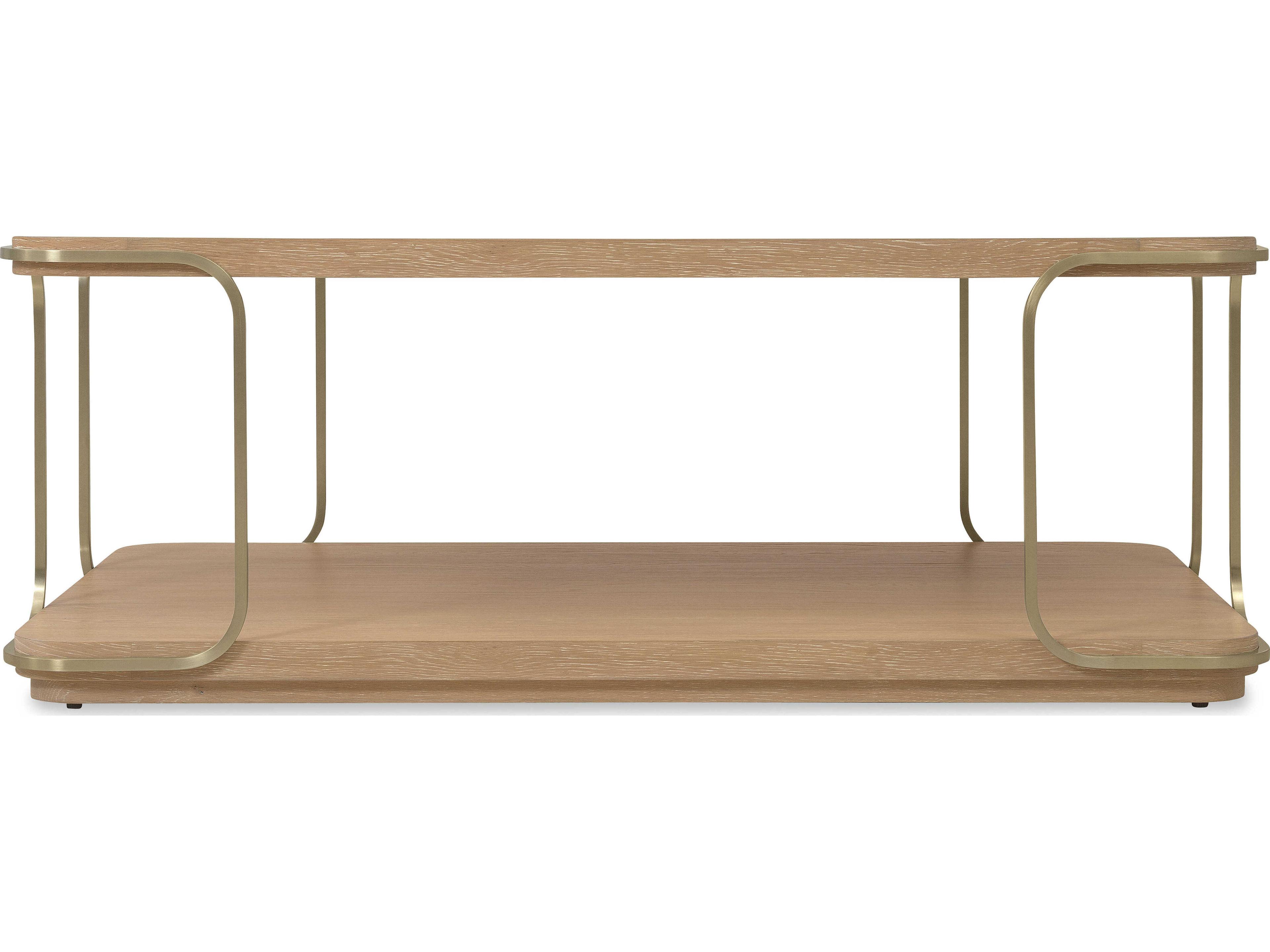 Hooker Furniture Banyon Bay Rectangular Wood Desert Oak Coffee Table