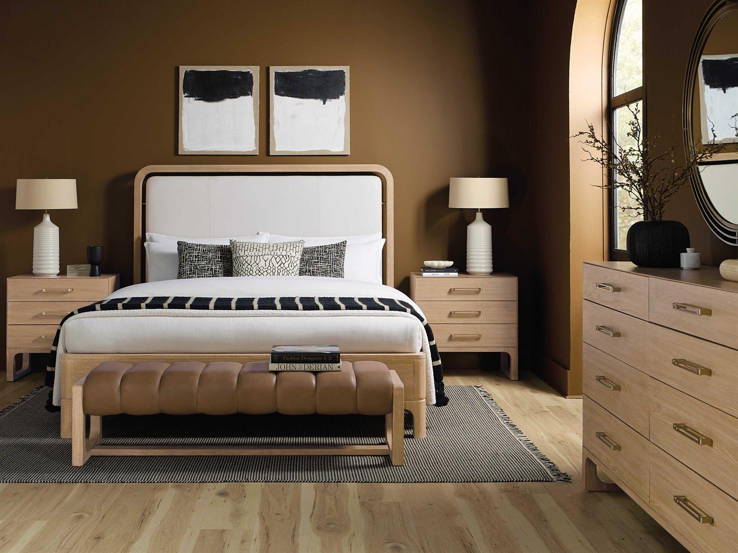 Hooker Furniture Banyon Bay Brushed Brass Wall Mirror Round