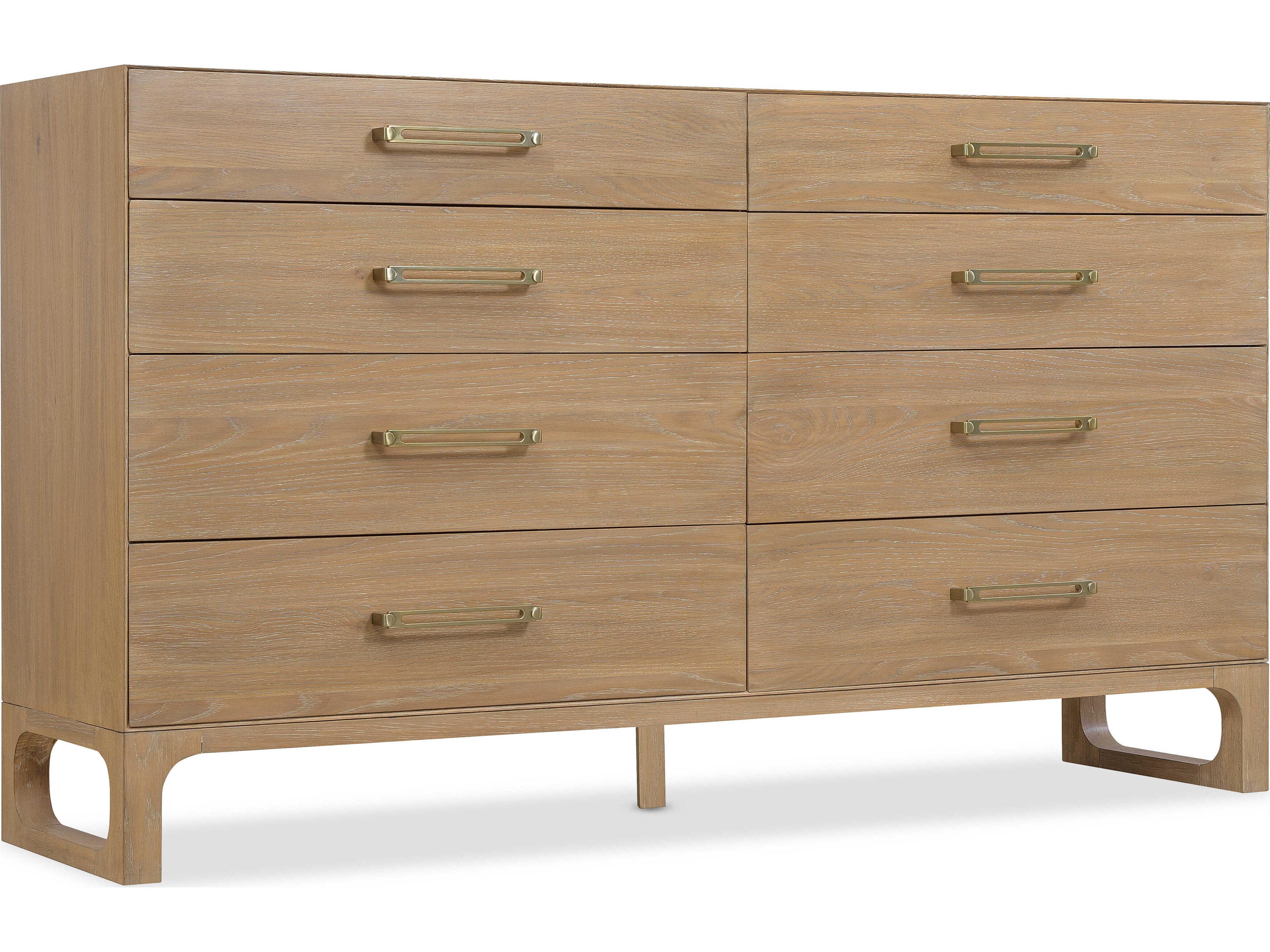 Hooker Furniture Banyon Bay Oak Wood Double Dresser