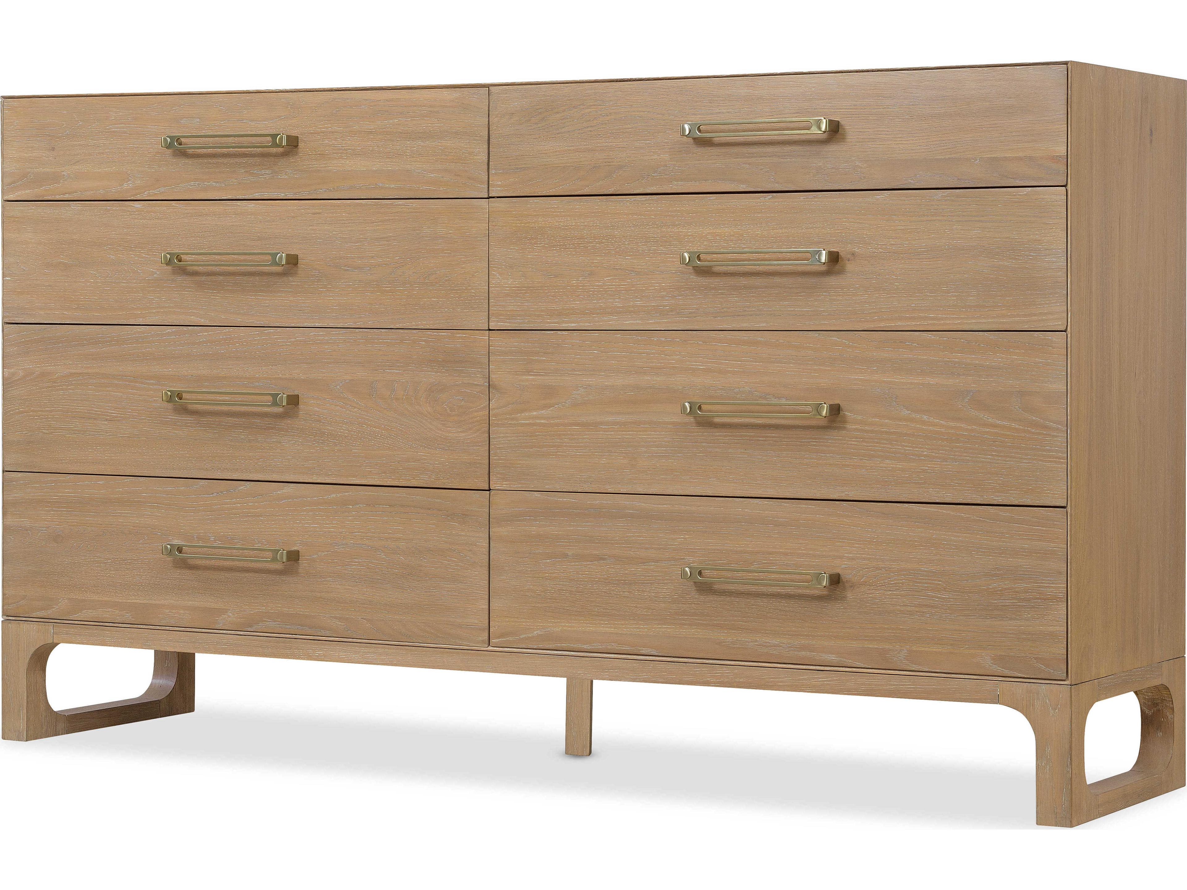 Hooker Furniture Banyon Bay Oak Wood Double Dresser