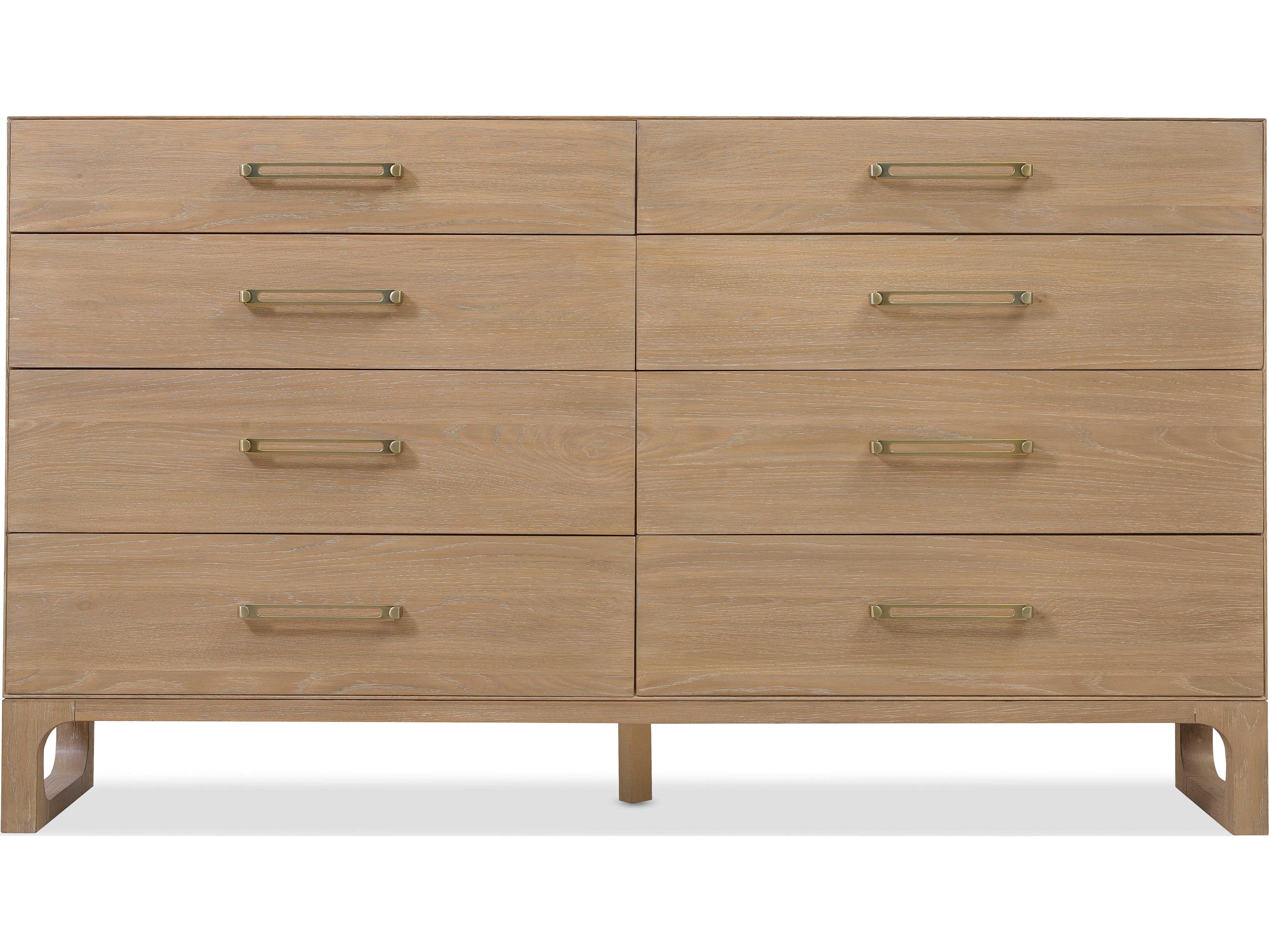 Hooker Furniture Banyon Bay Oak Wood Double Dresser