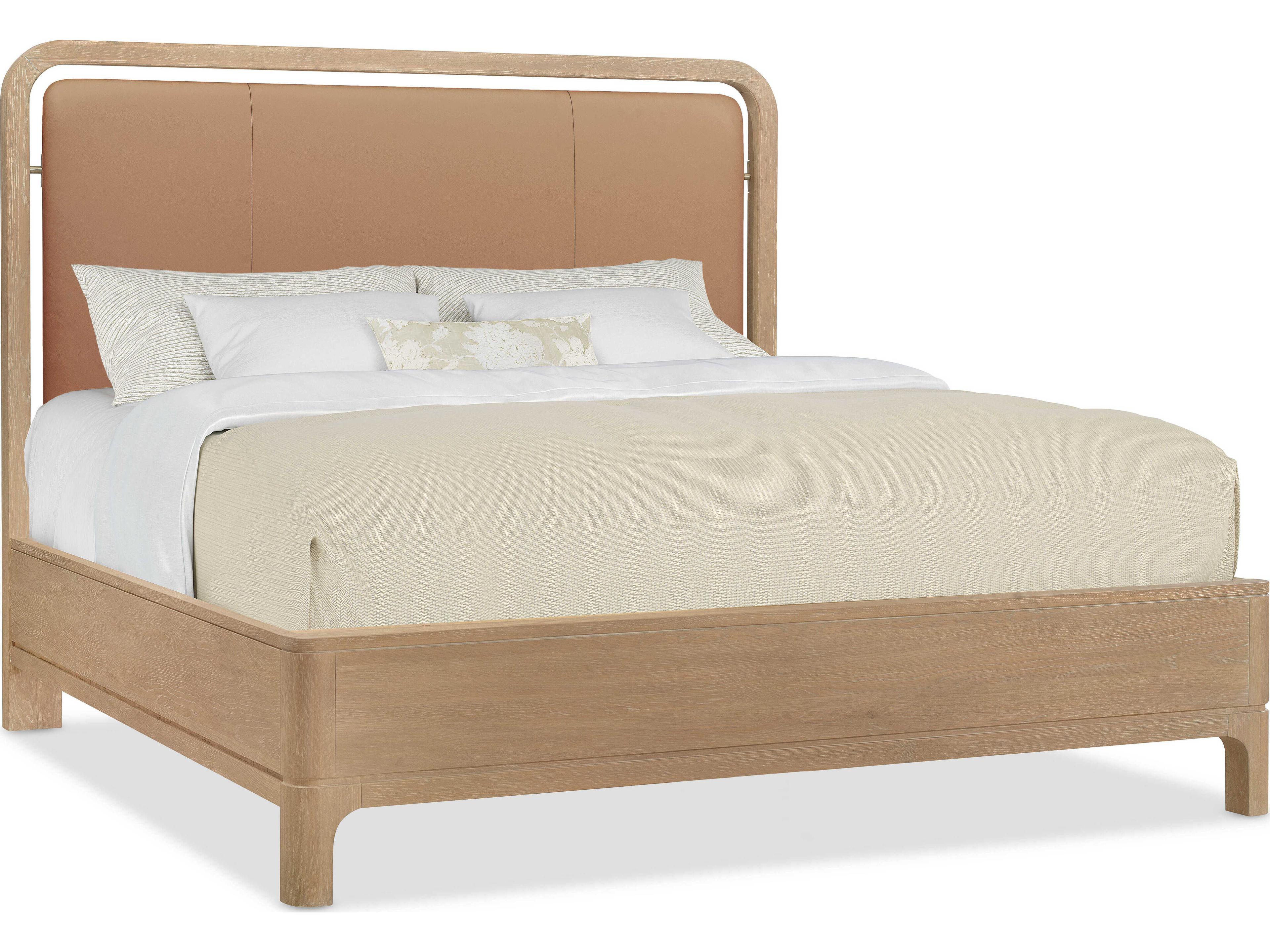 Hooker Furniture Banyon Bay Desert Oak Wood Queen Platform Bed