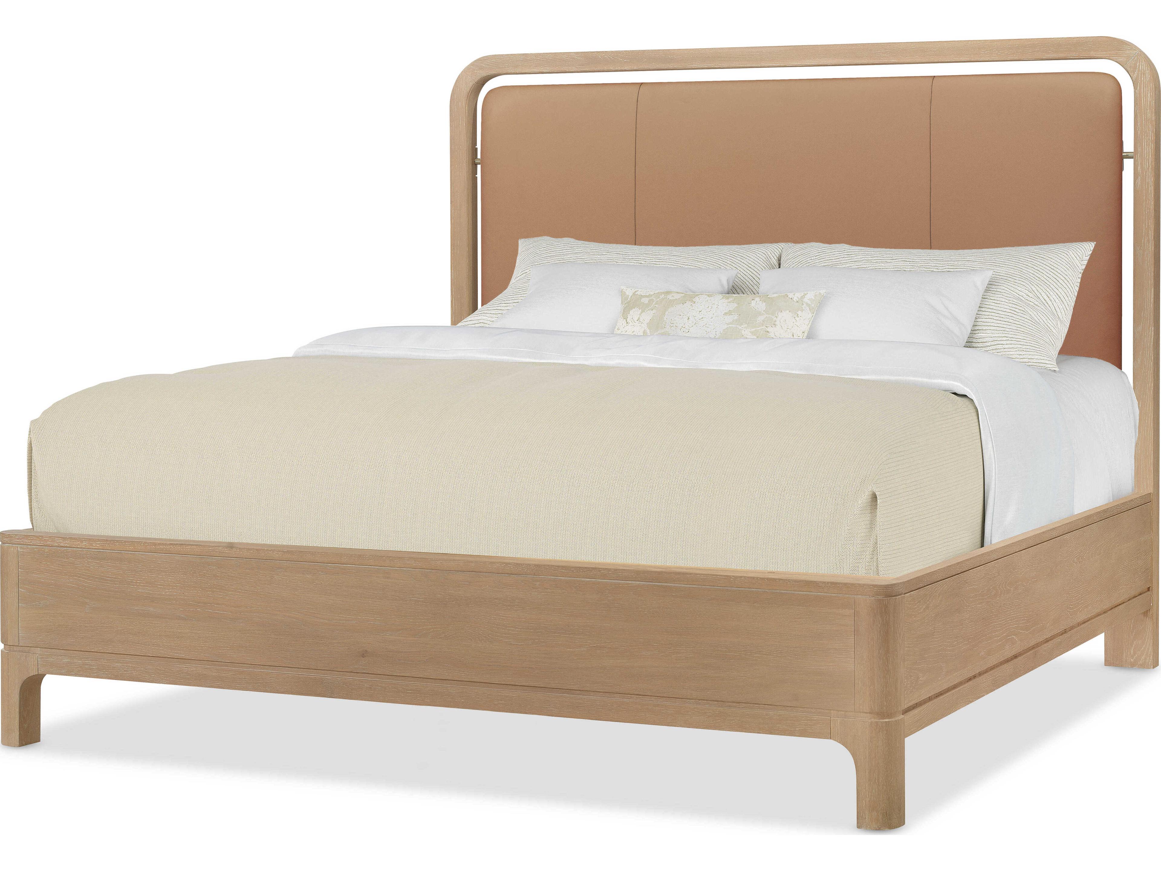 Hooker Furniture Banyon Bay Desert Oak Wood Queen Platform Bed