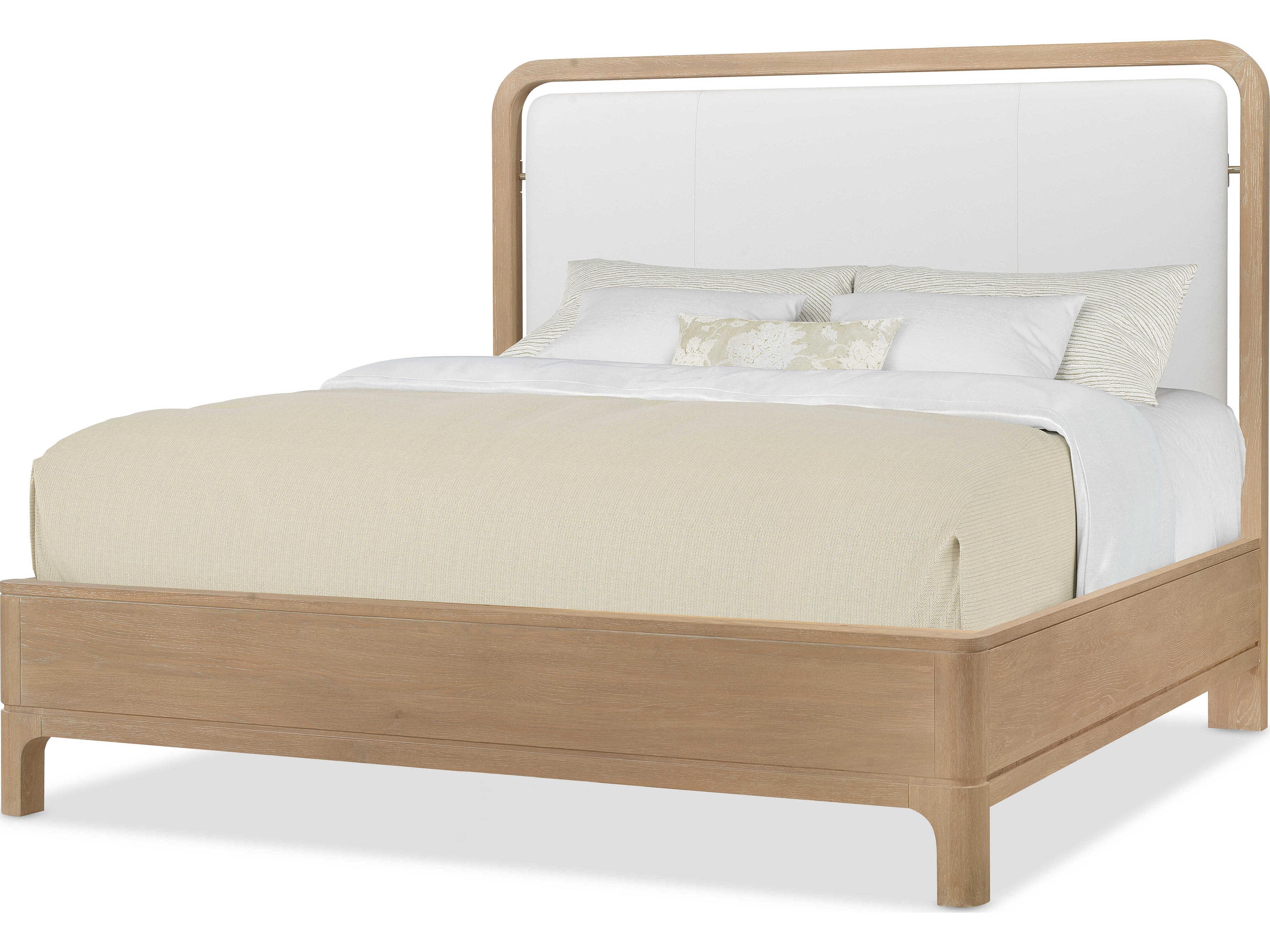 Hooker Furniture Banyon Bay Desert Oak Wood King Platform Bed
