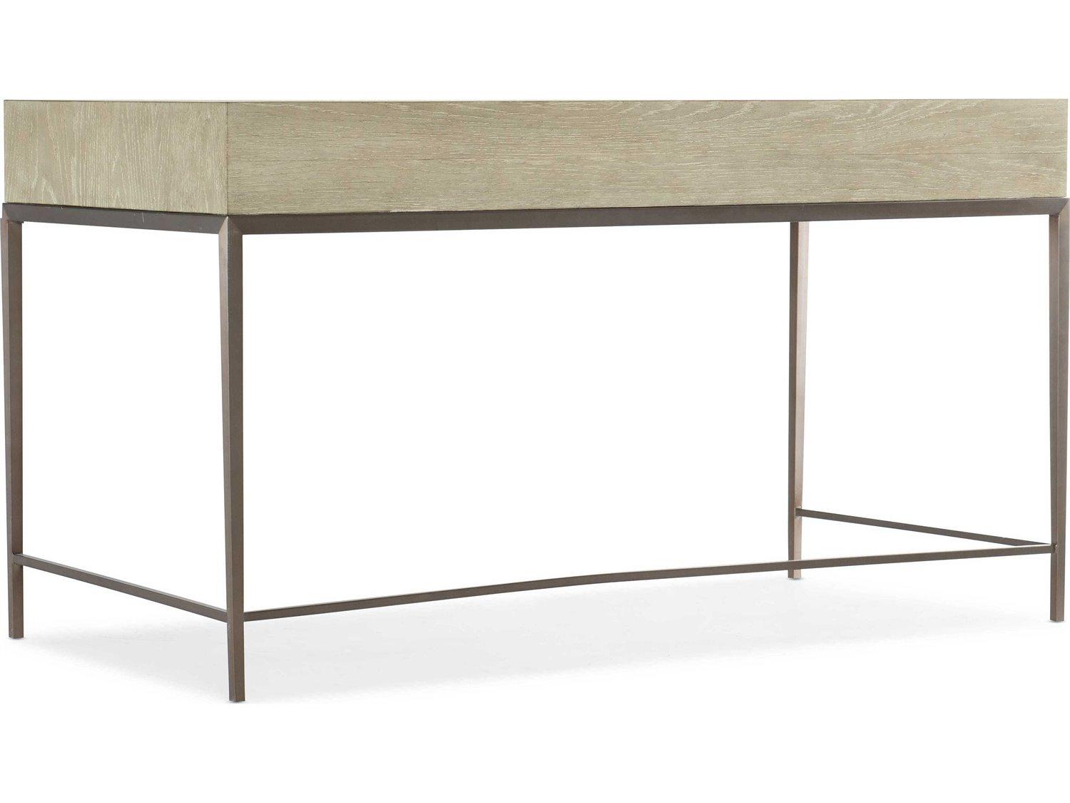 Luxecor Heritage Terrain Champagne Beige Oak Wood Writing Desk