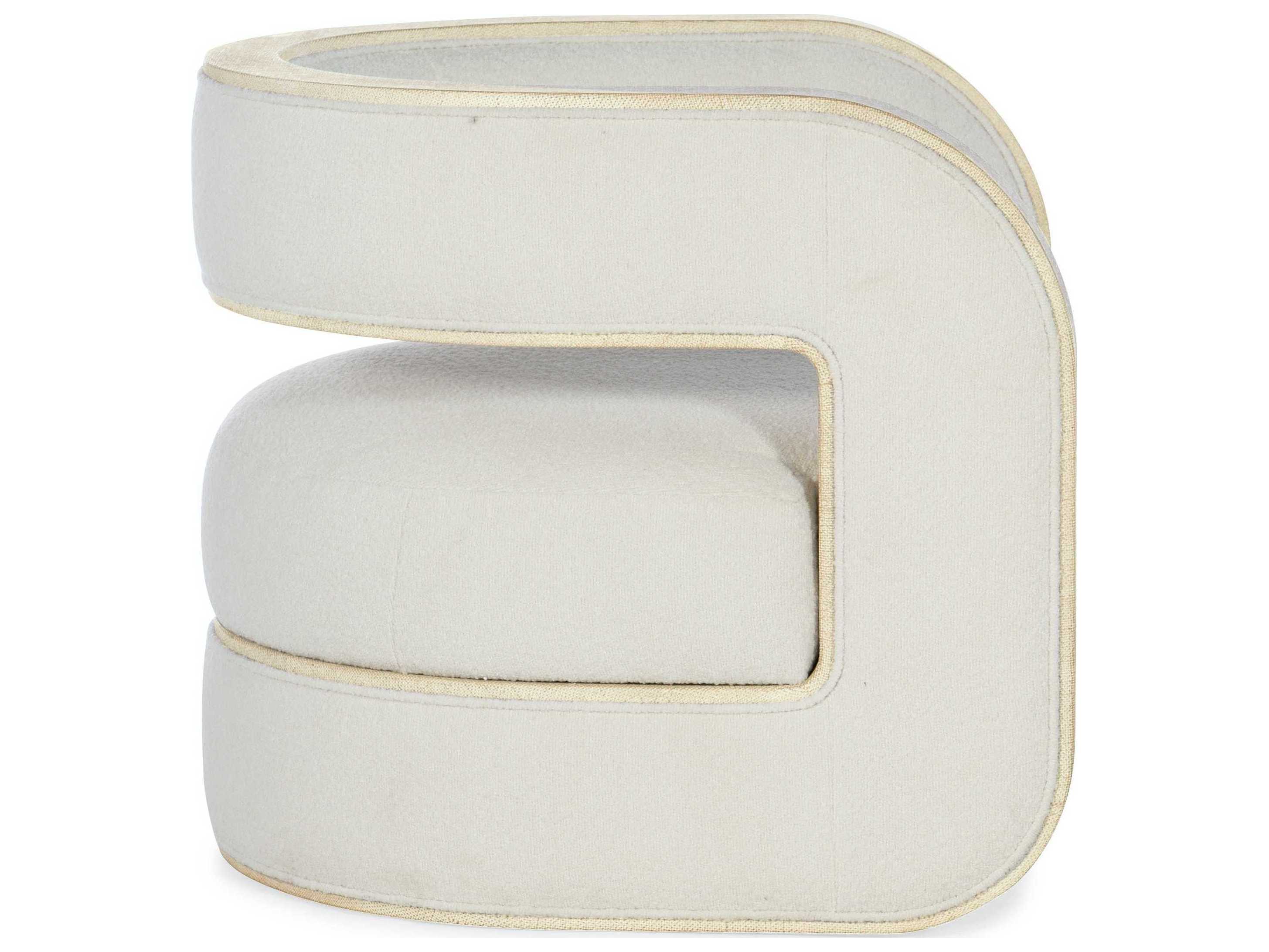 Hooker Furniture Cascade White Fabric Accent Chair