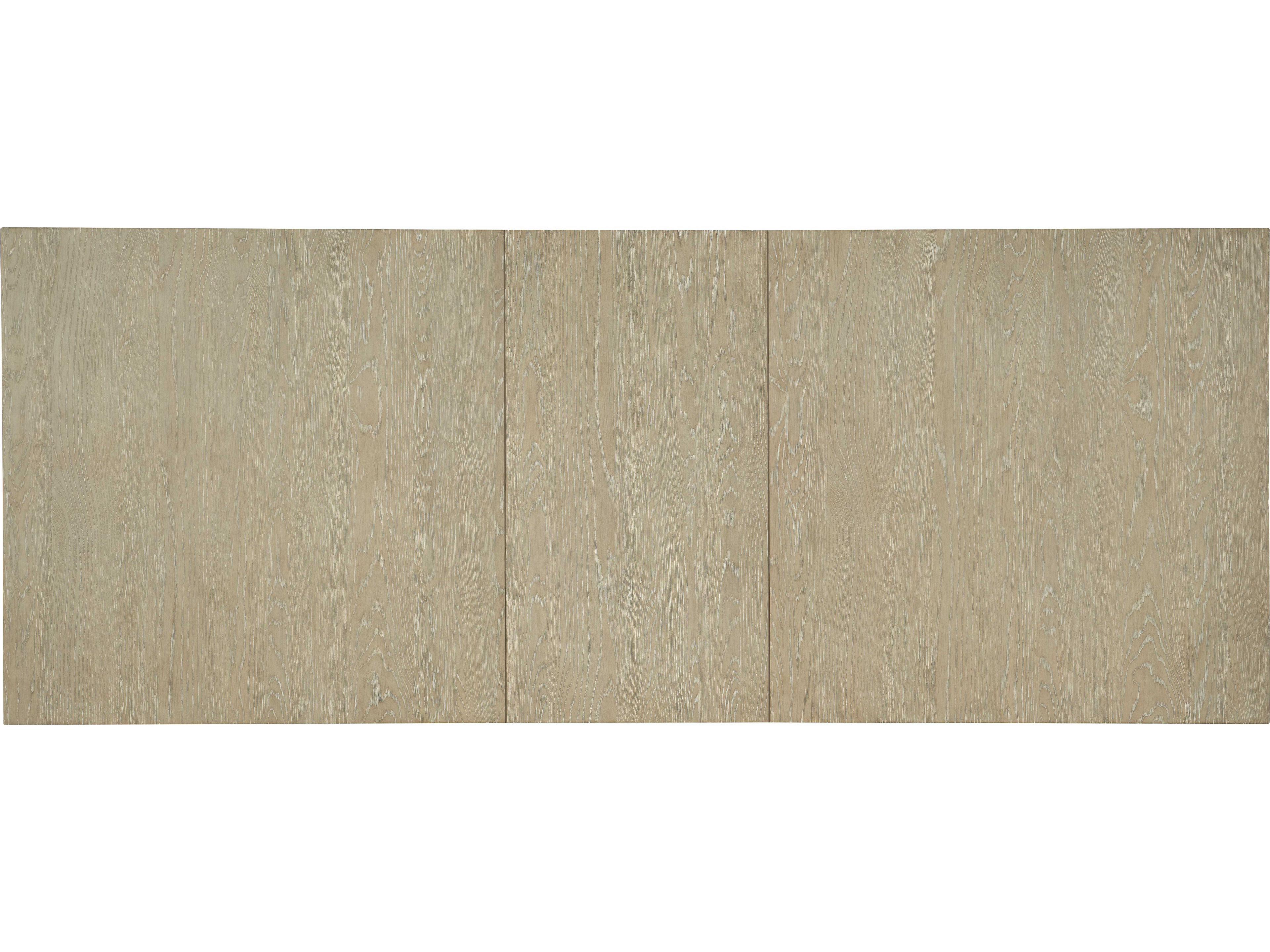 Hooker Furniture Cascade Extendable Rectangular Terrain Textured Gesso Light Wood Dining Table