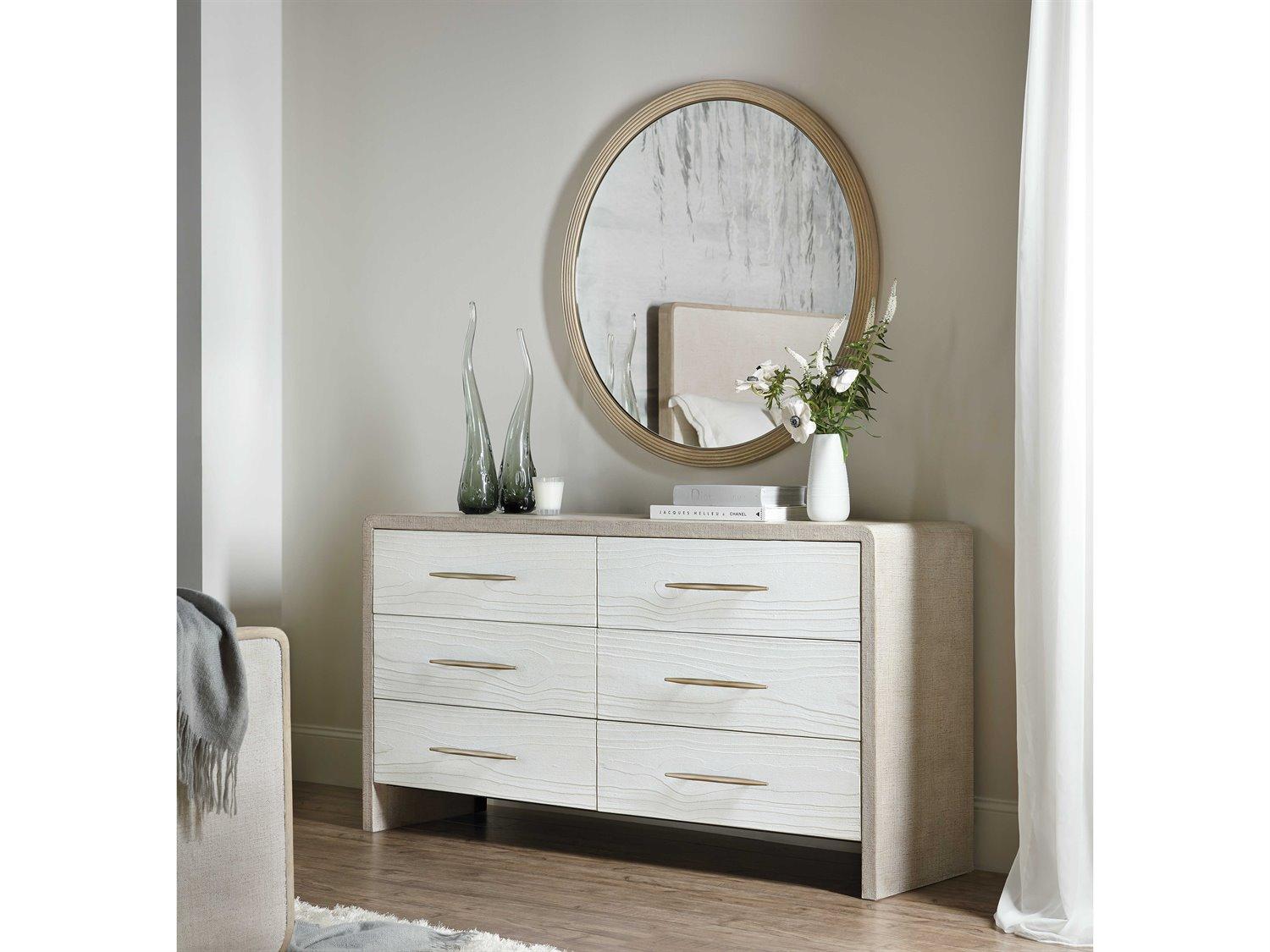 Luxecor Heritage 6-Drawers White Double Dresser