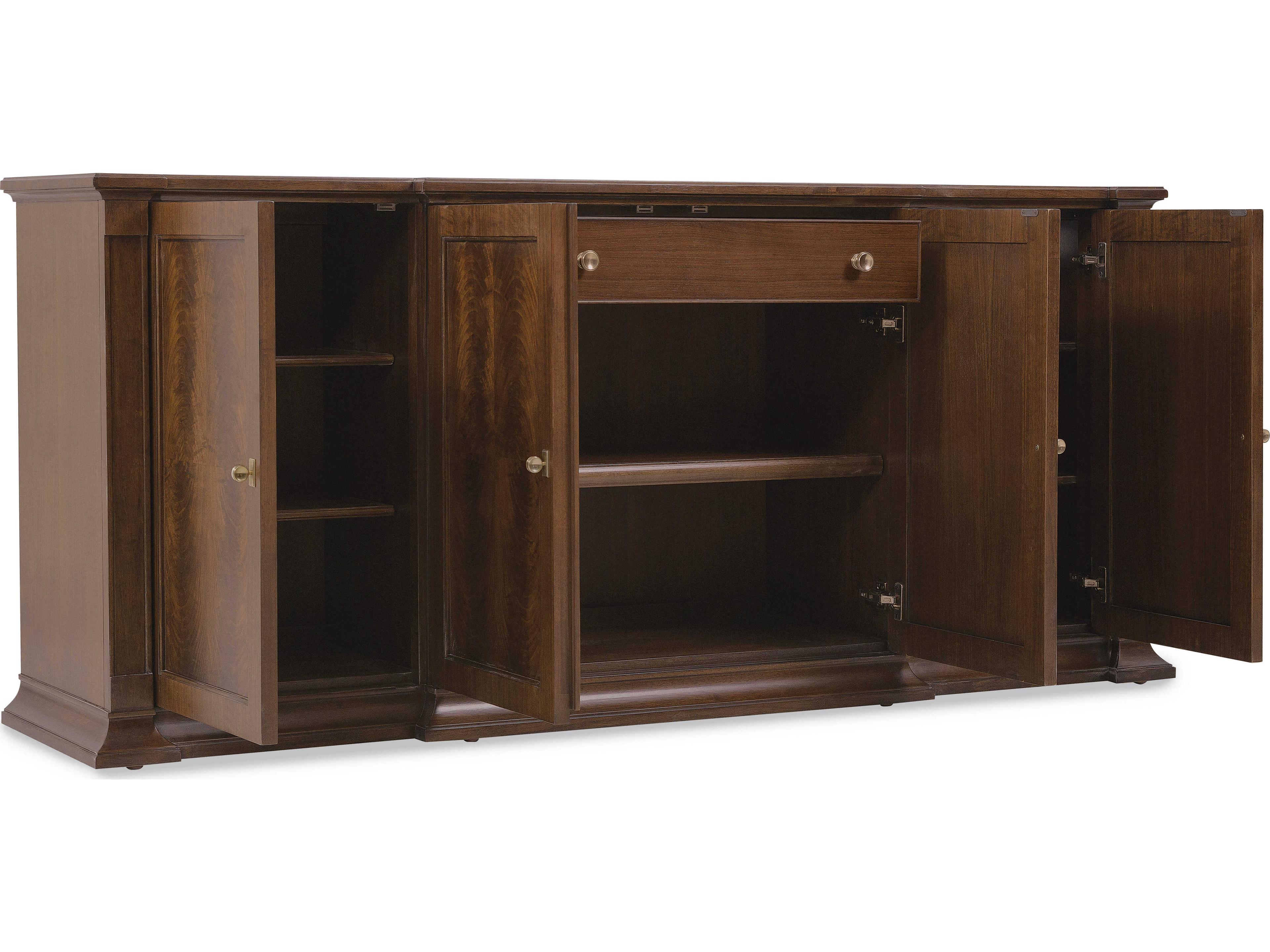 Hooker Furniture Archives 81" Oak Wood Sideboard