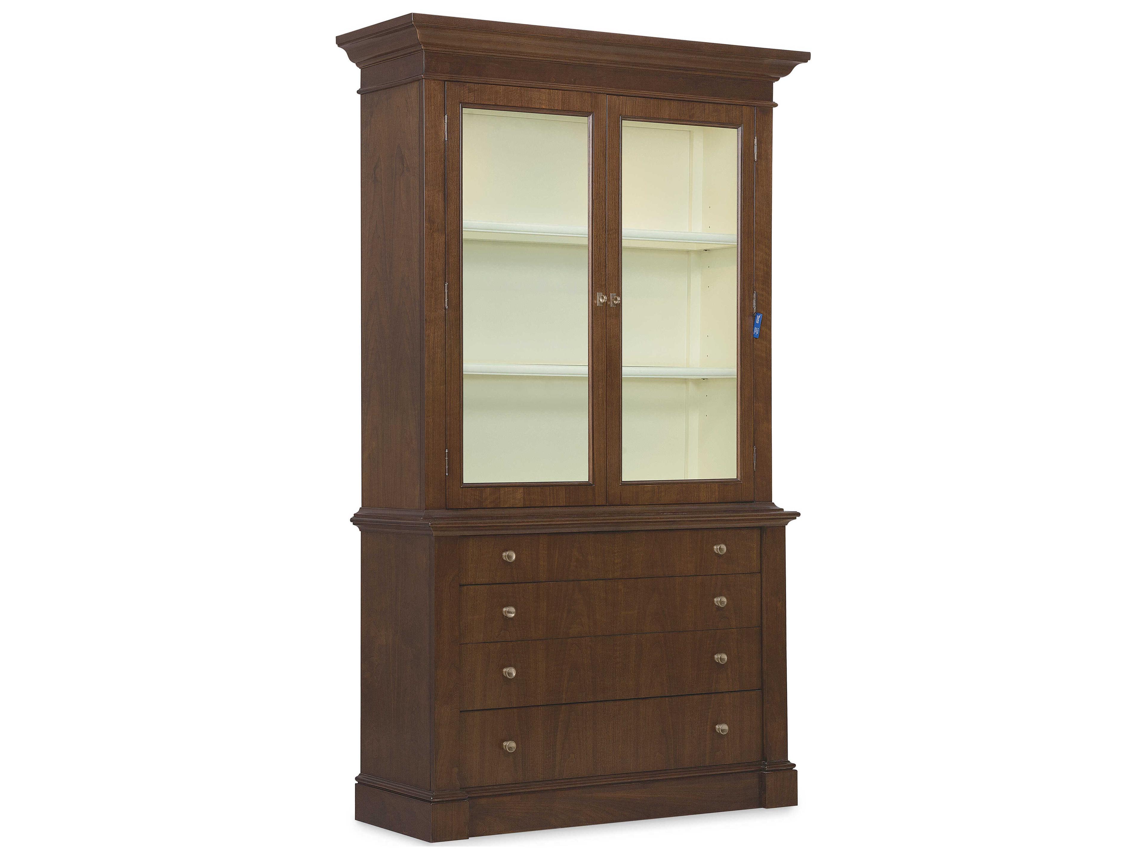 Hooker Furniture Archives Birch Wood Display Cabinet