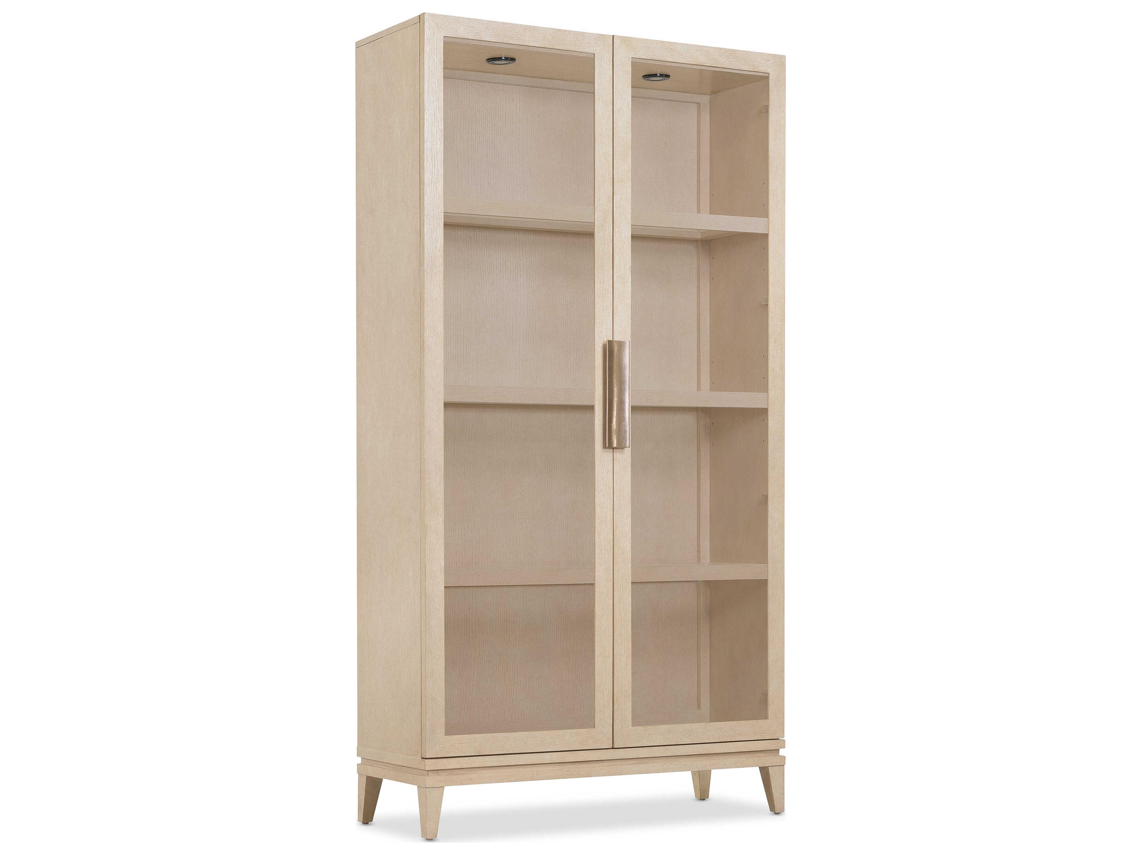 Hooker Furniture Westwood Oak Wood Display Cabinet