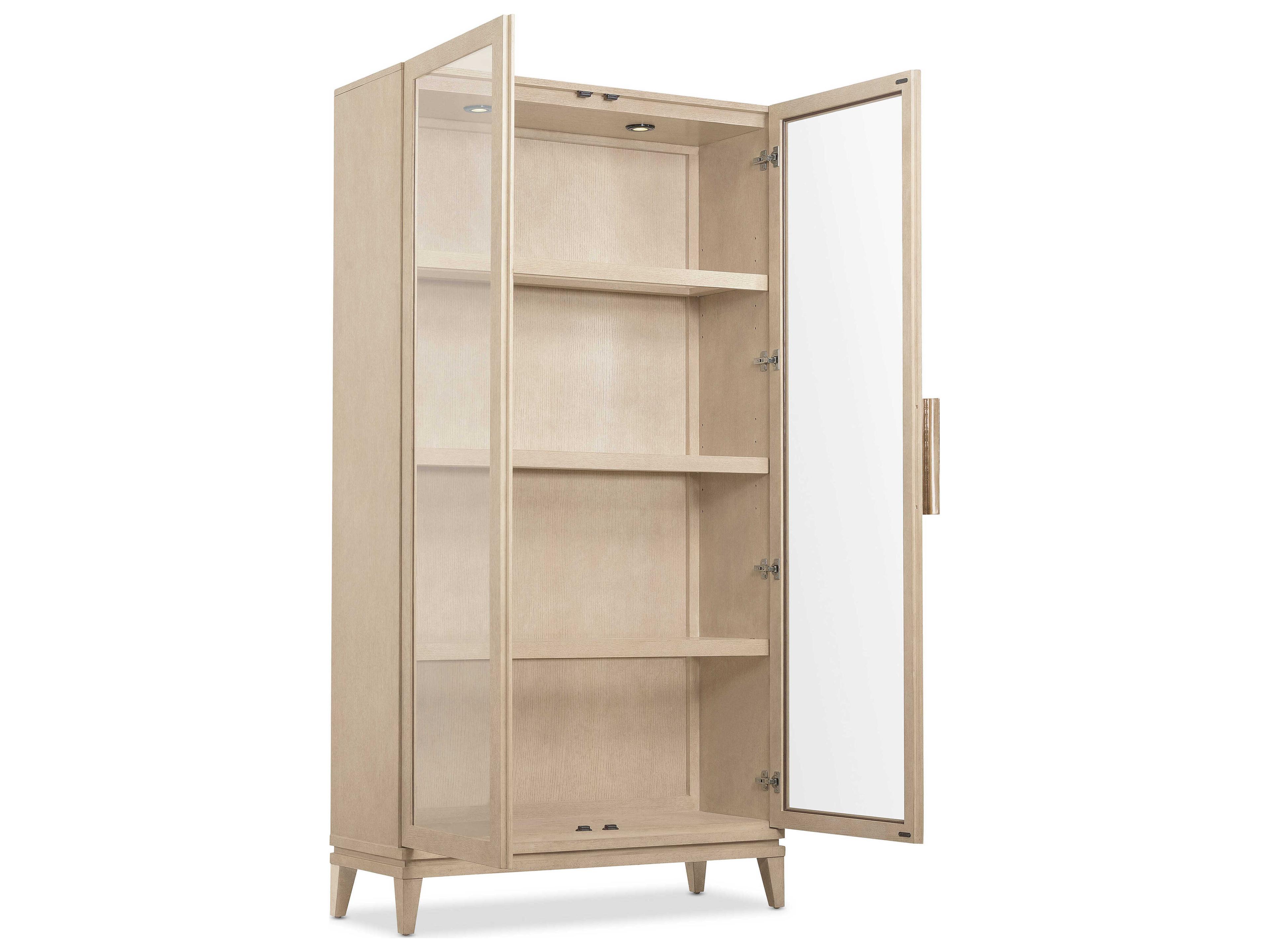 Hooker Furniture Westwood Oak Wood Display Cabinet