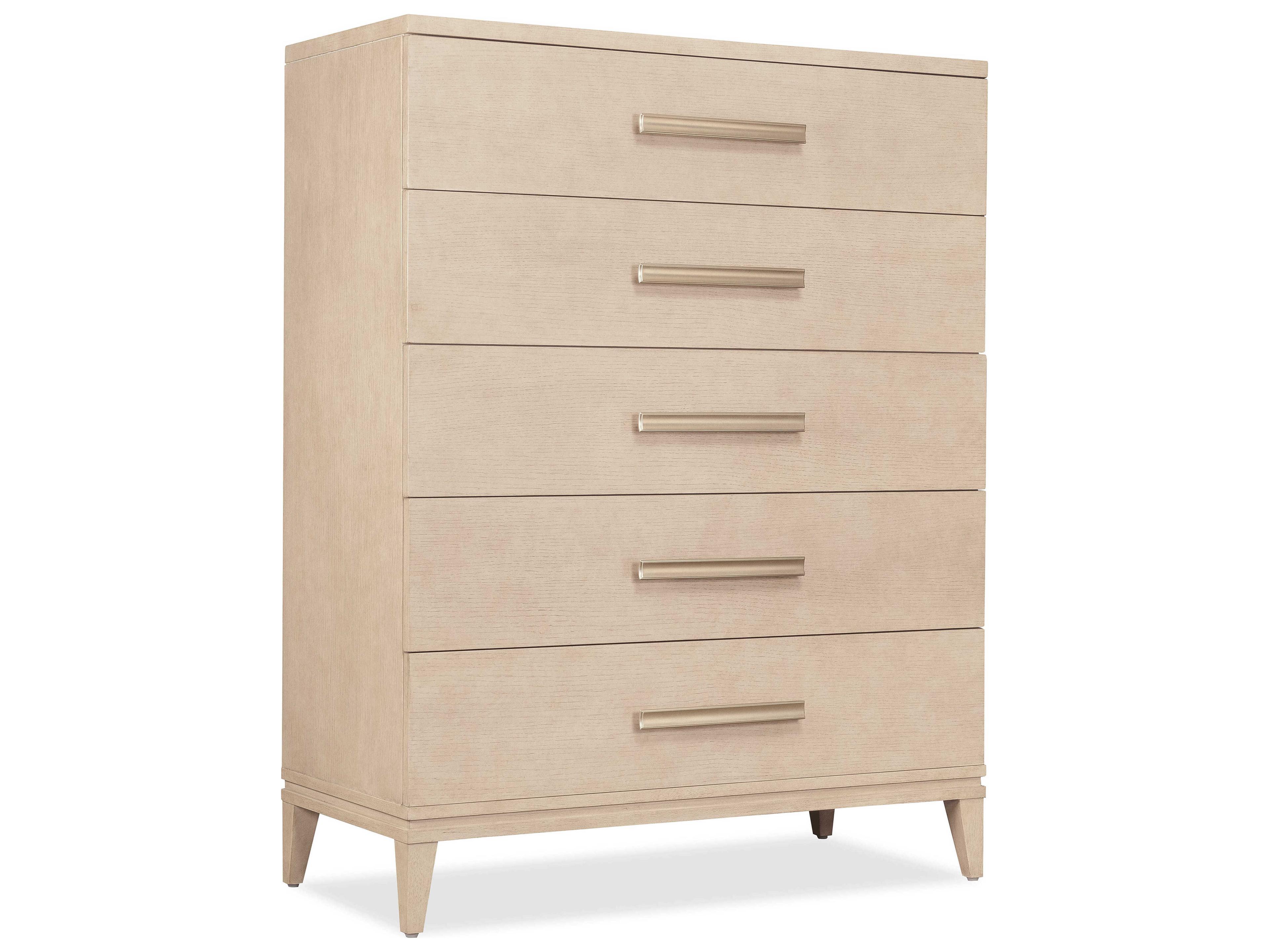 Hooker Furniture Westwood 5-Drawers Beige Oak Wood Dresser