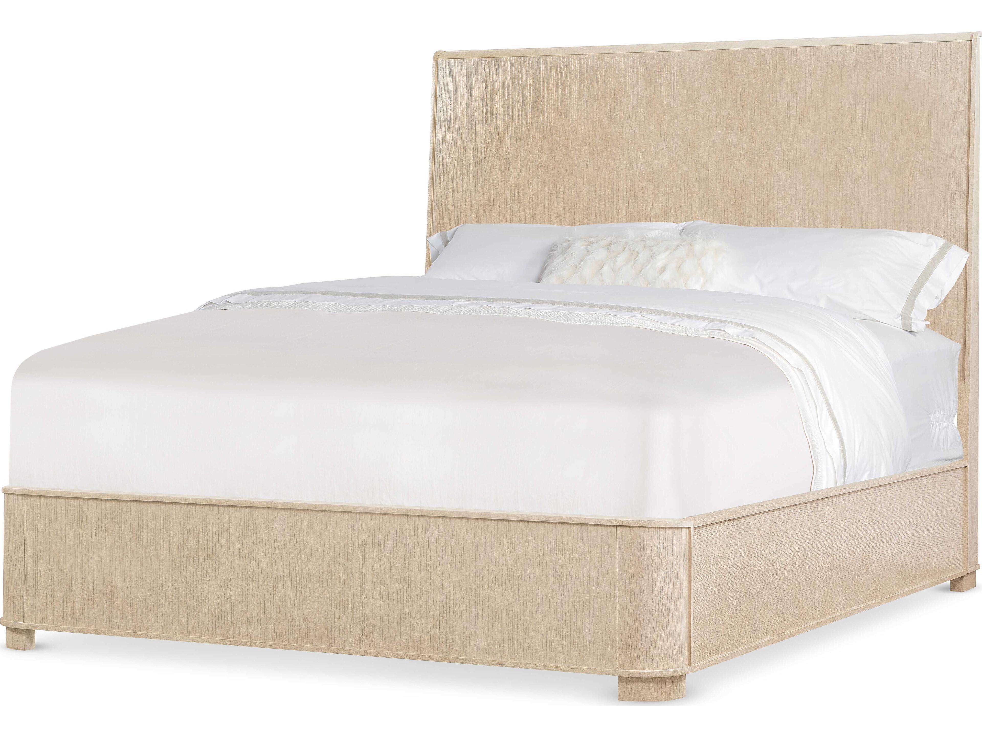 Hooker Furniture Westwood Beige Oak Wood Queen Platform Bed