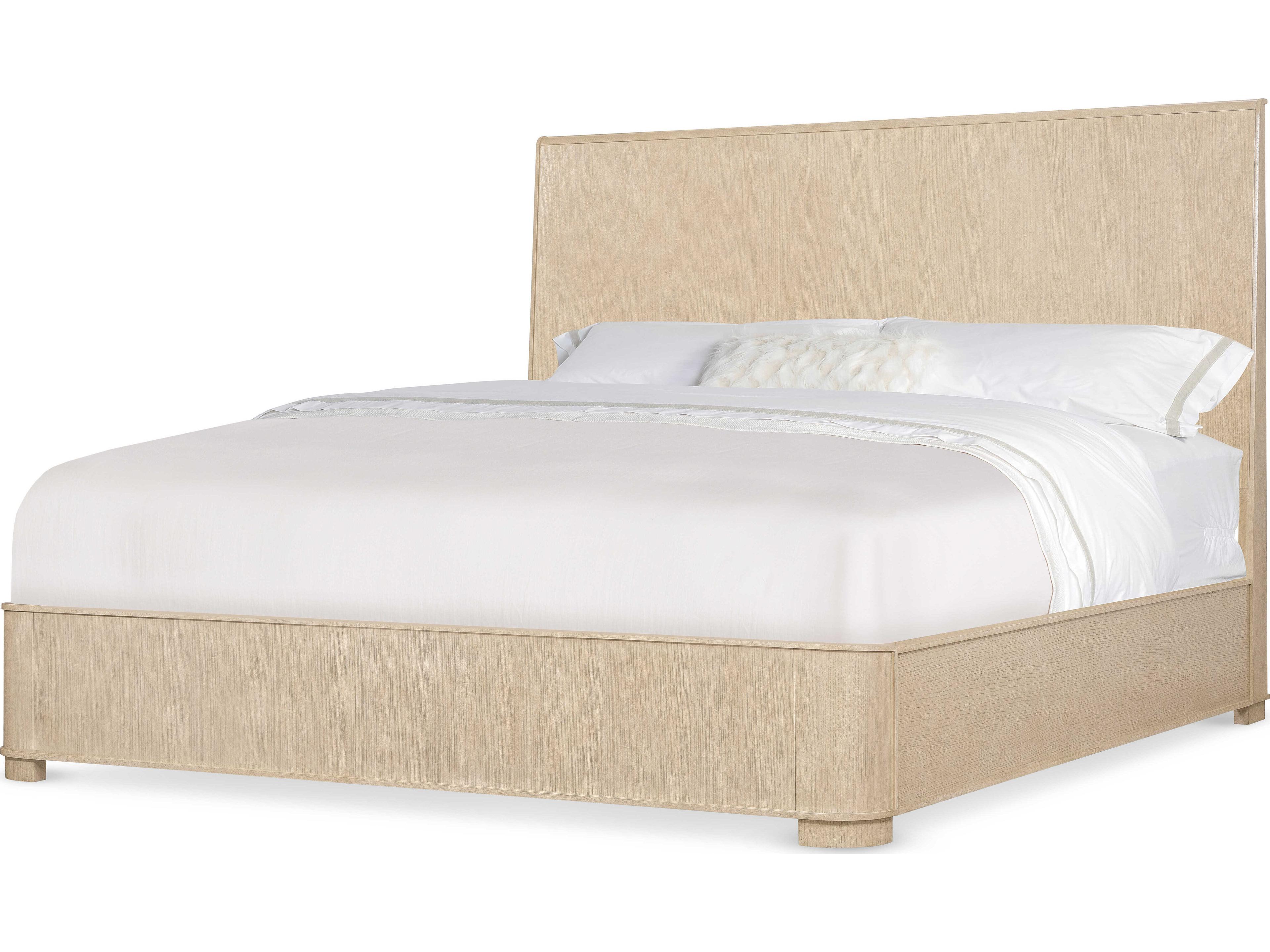 Hooker Furniture Westwood Beige Oak Wood King Platform Bed