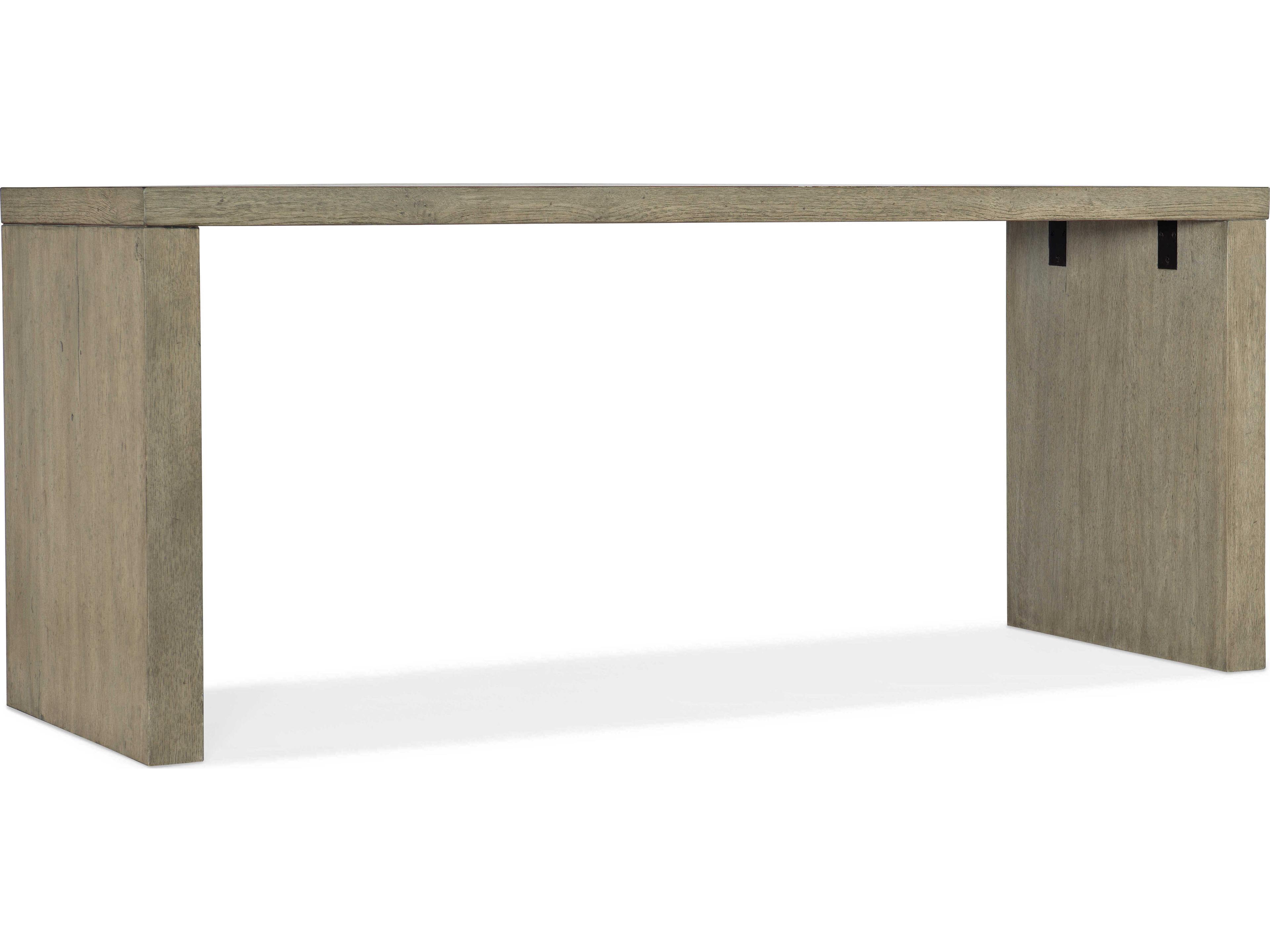 Hooker Furniture Linville Falls Wood Gray Oak Computer Desk