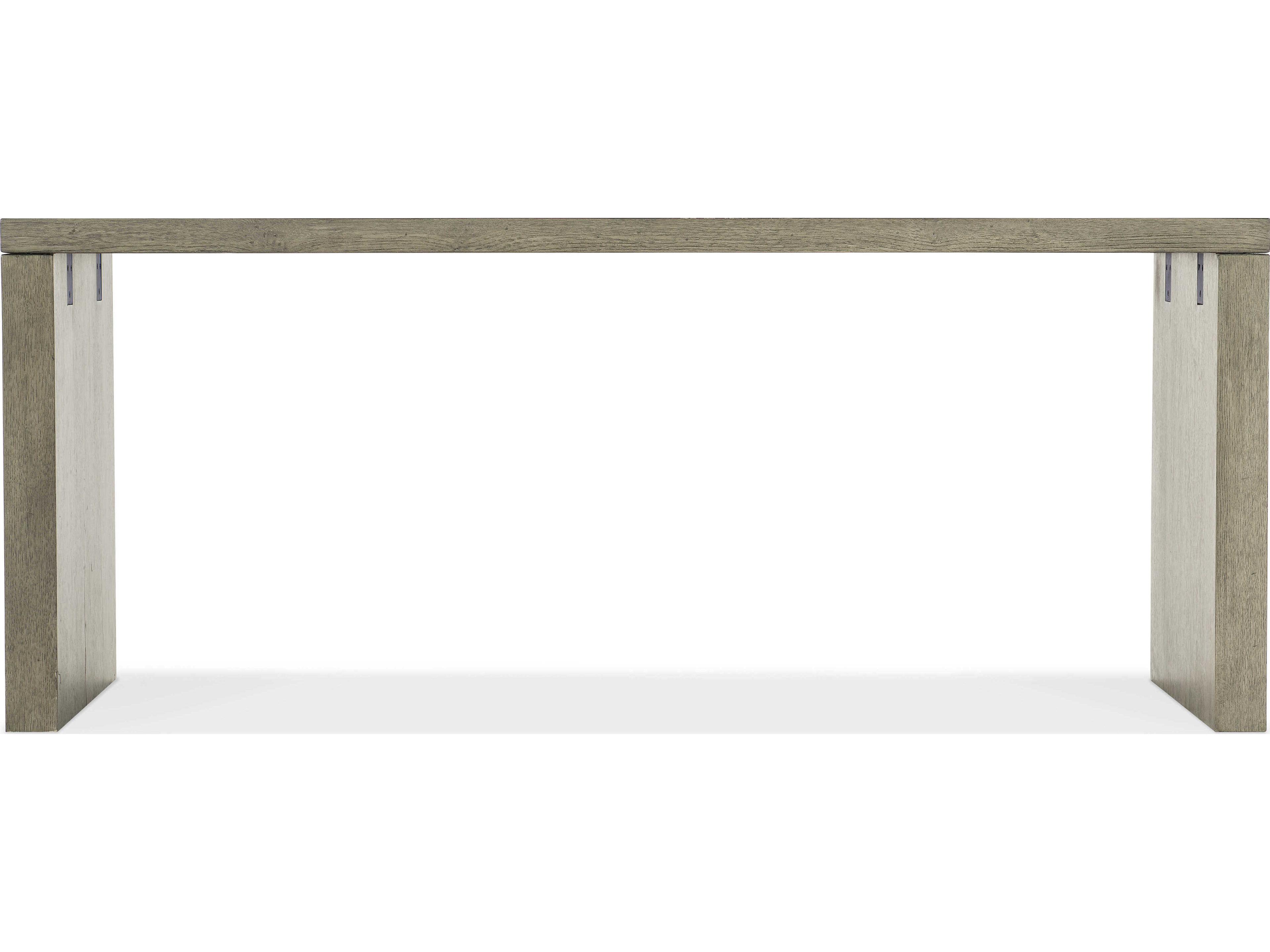 Hooker Furniture Linville Falls Wood Gray Oak Computer Desk